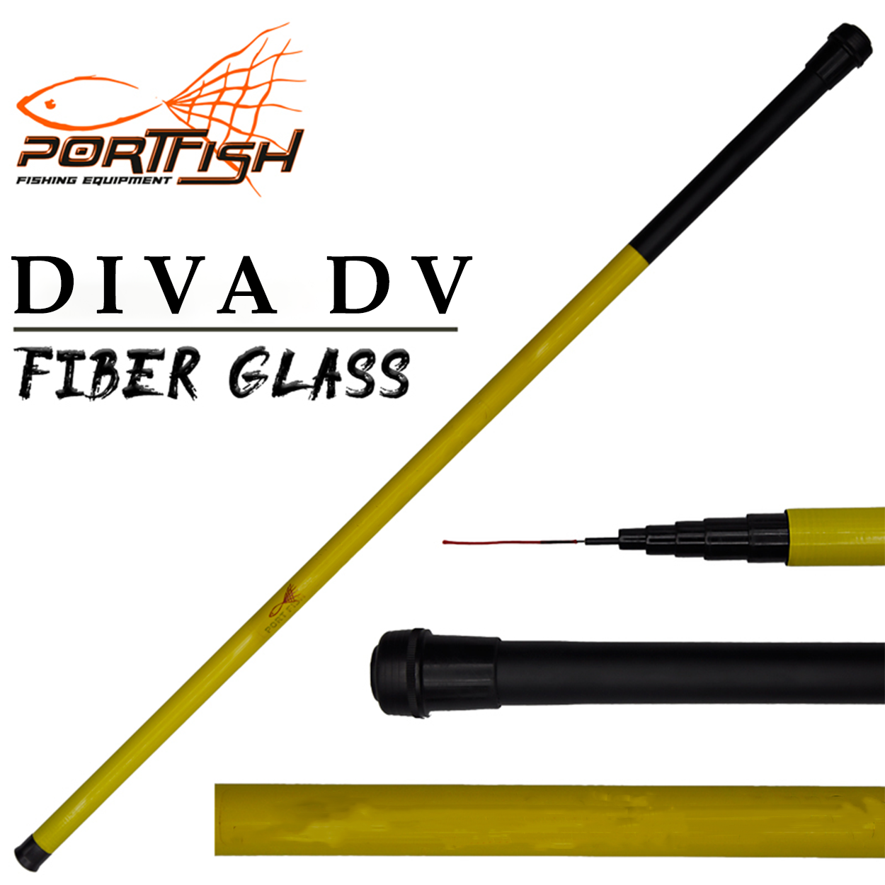Portfish Diva Dv 600 Cm  Fiber Göl Kamışı