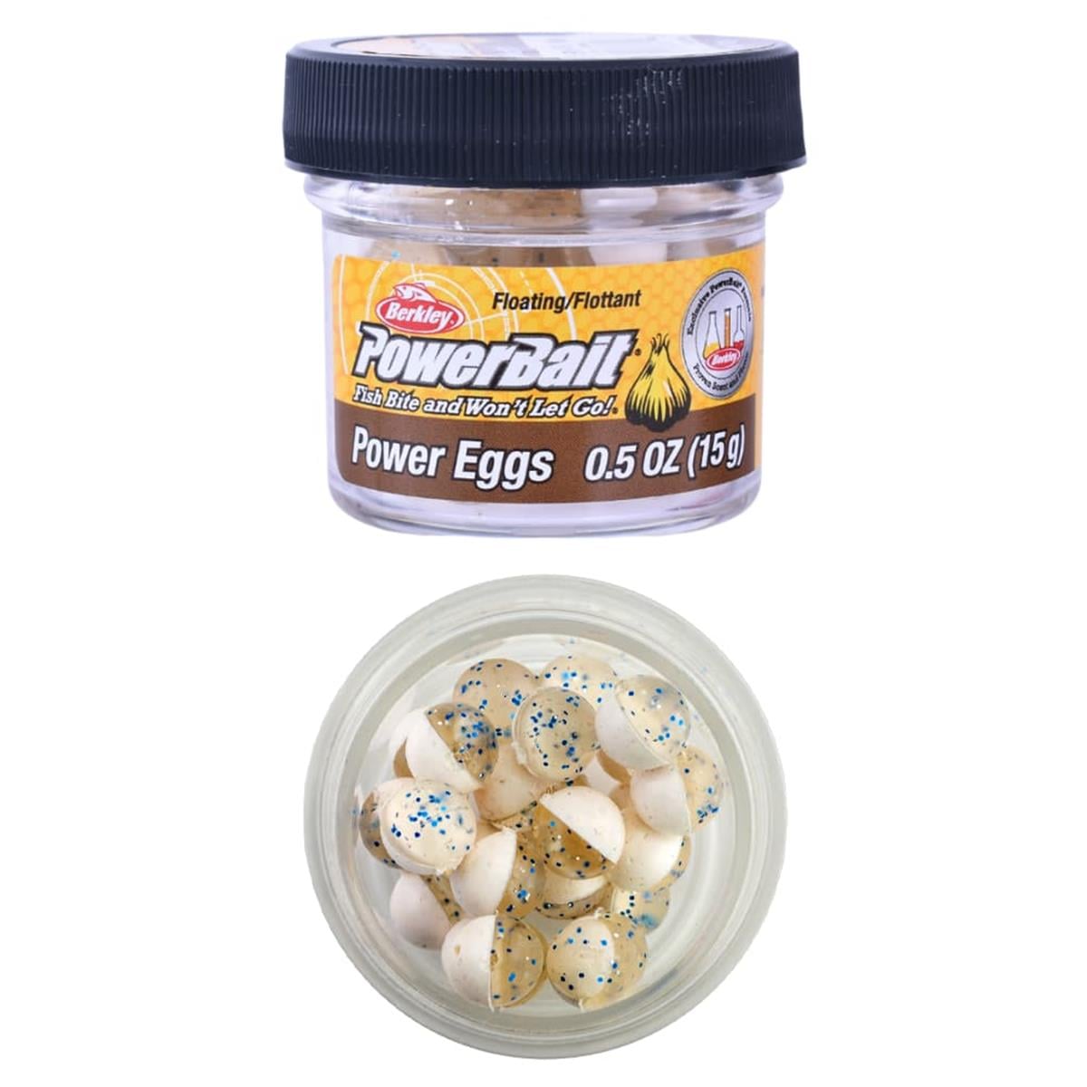 PowerBait Power Eggs Magnum Floating Sahte Balık Yemi / Clr Svr Blue - Fl White