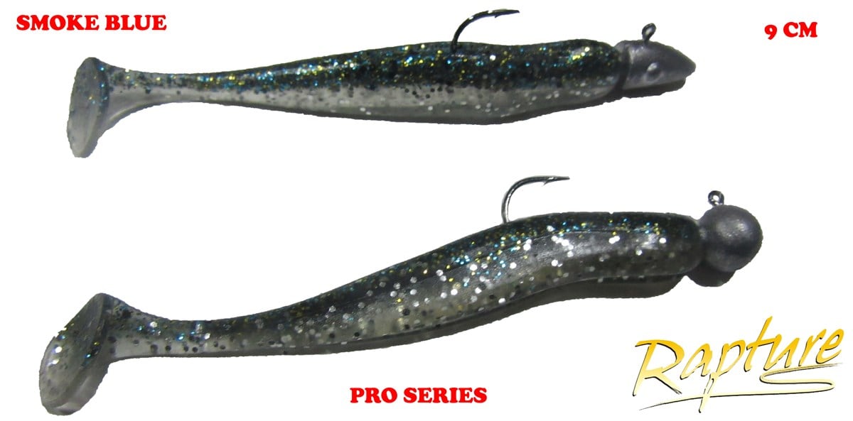 Rapture Pro Series Smoke Blue 9CM LRF-SPİN Silikon Yem Zokalı