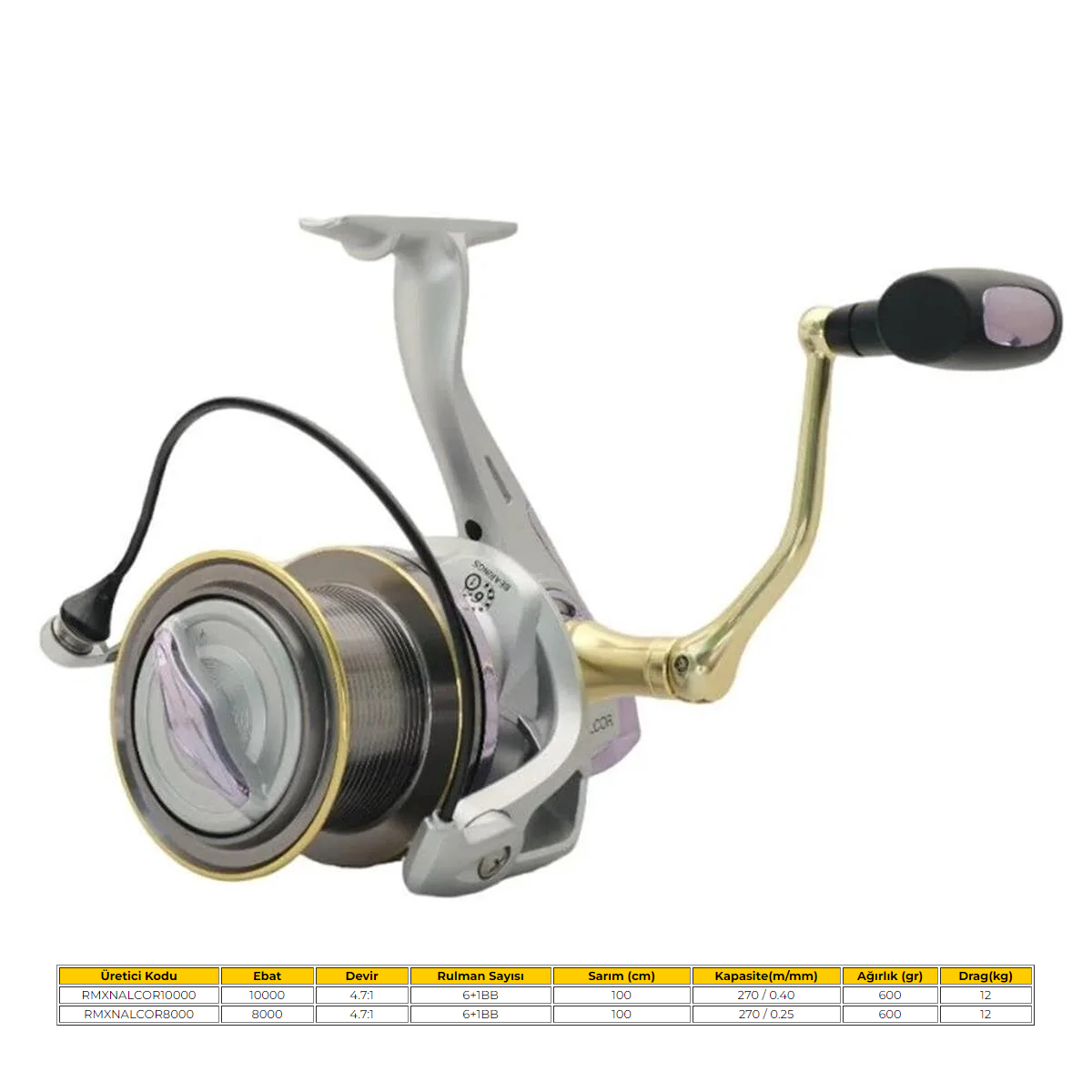 Remixon Alcor 10000 (6+1BB) Surf Olta Makinası