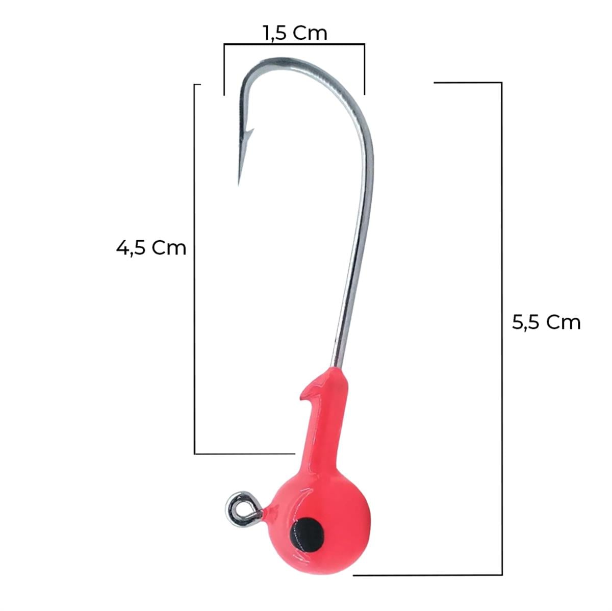 Remixon Kırmızı Kafa Balık Jighead Oj ( Zoka ) 12 Gr