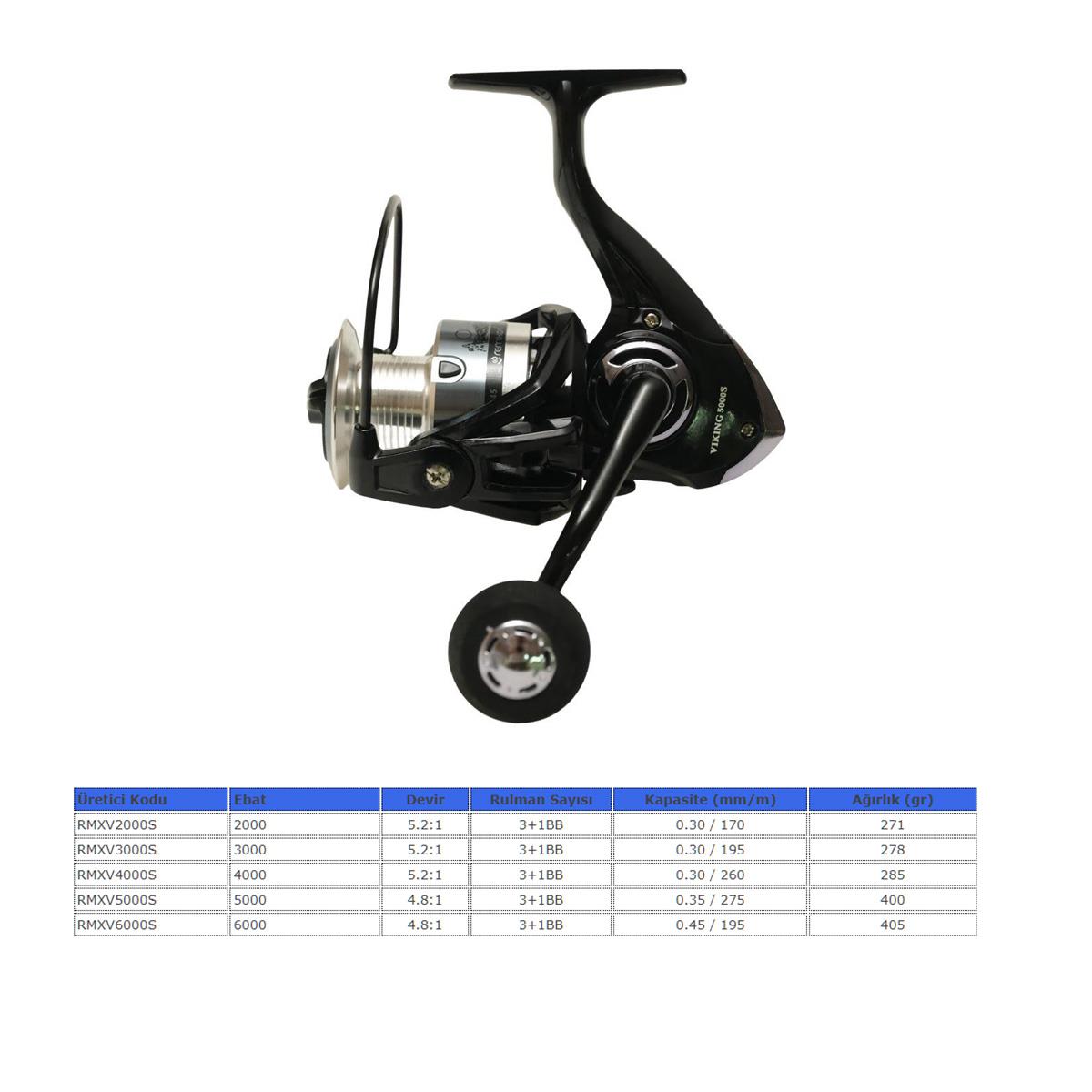 Remixon Viking 6000 Silver 3+1BB Olta Makinası