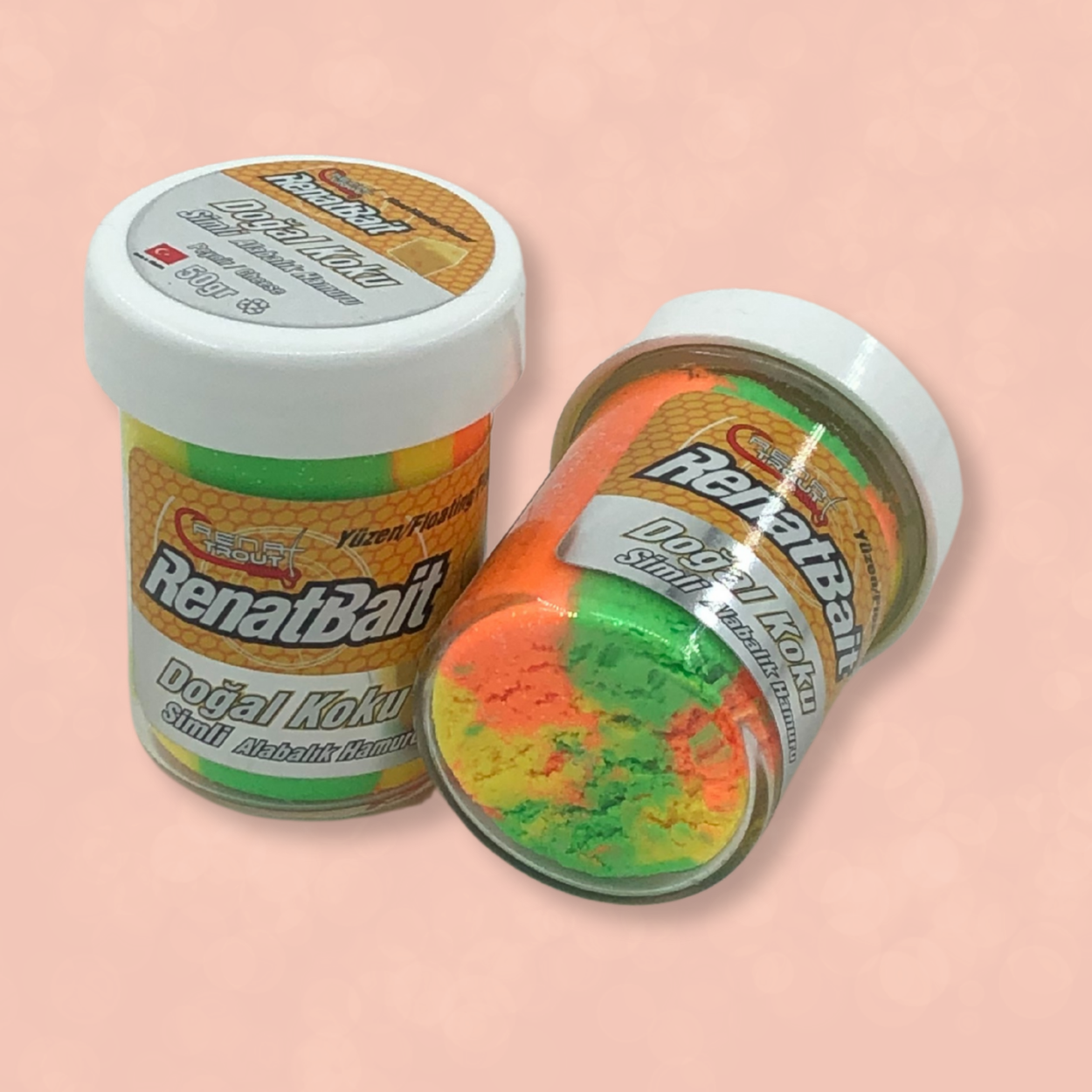 Renat Carp Bait Yeni Üretim Alabalık Hamuru Peynir Kokulu Yüzen 50 Gr - Gökkuşağı-4 