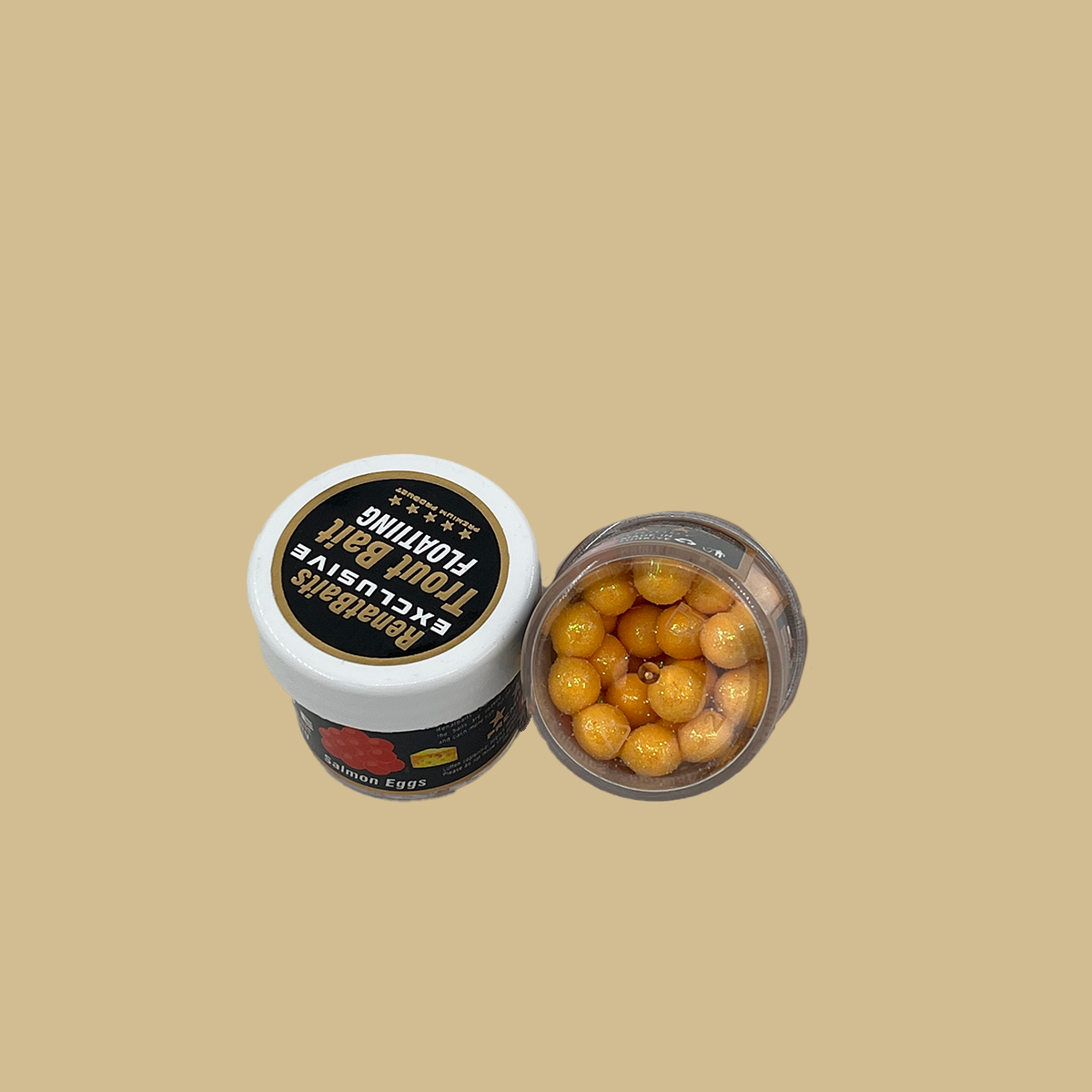 Renat Trout Bait Peynir Kokulu Silikon Salmon Eggs 40 Pcs - Sarı