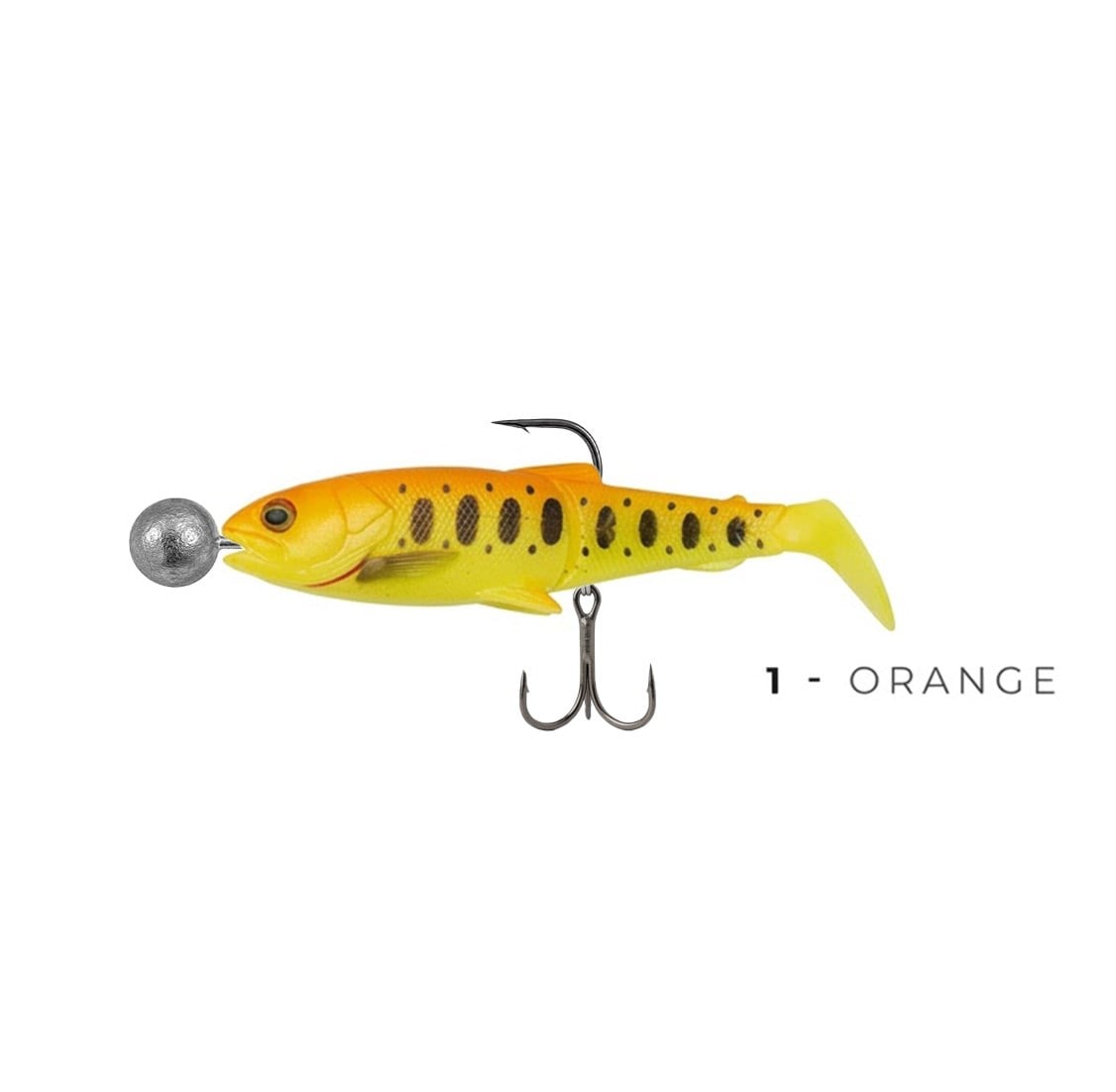 Ryujı Crafter Shad 8.5 Cm Silikon 3 Gr Jigheadli Üçlü Kancalı