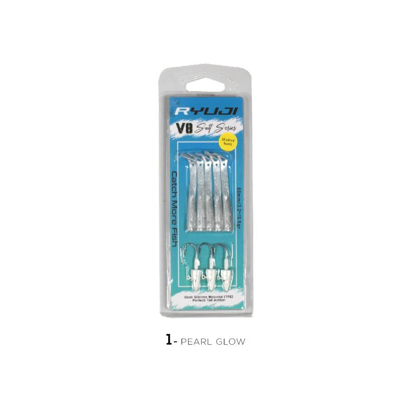 Ryuji V8 8cm 5.5gr Silikon Yem
