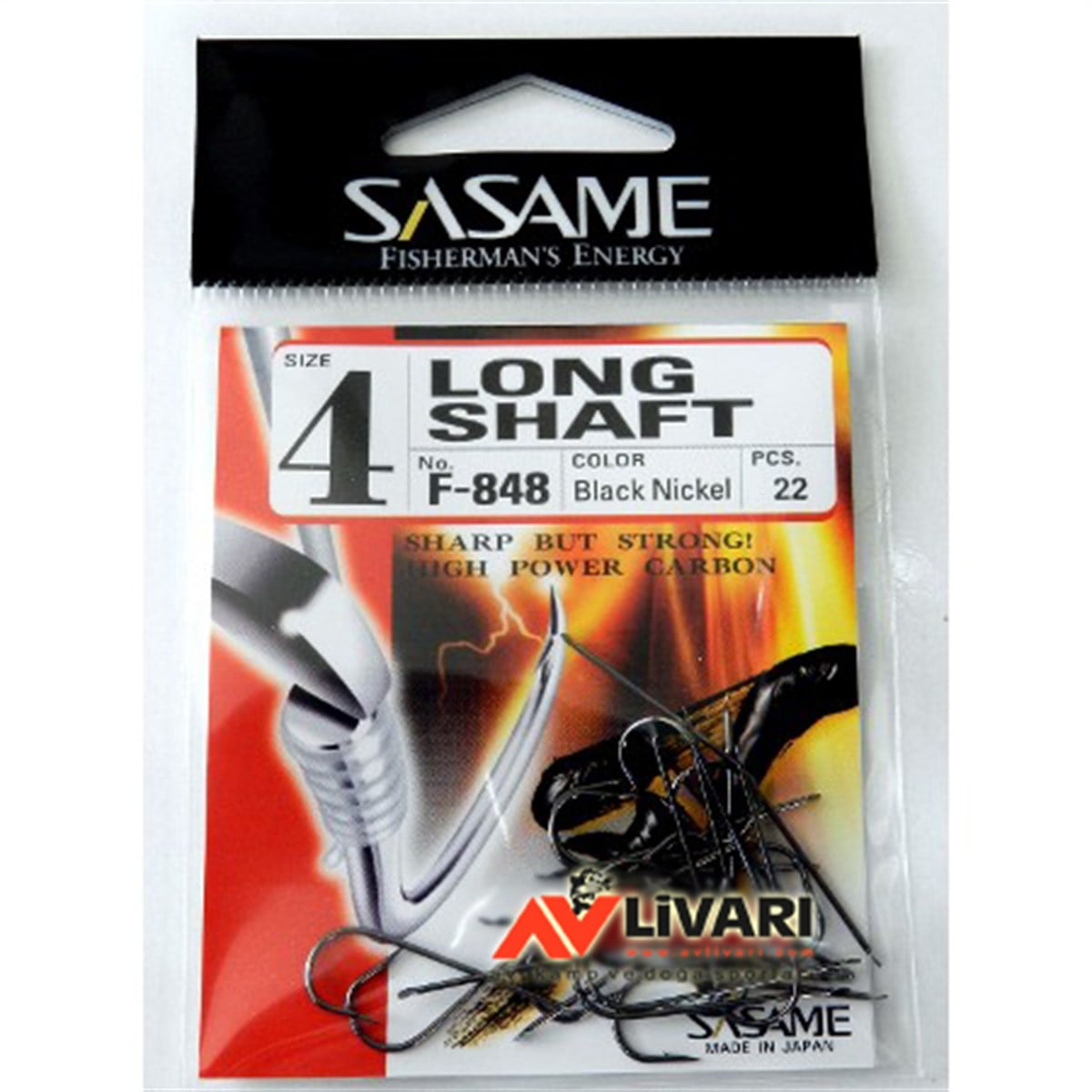 Sasame Long Shaft F-848 Serisi Olta İğnesi