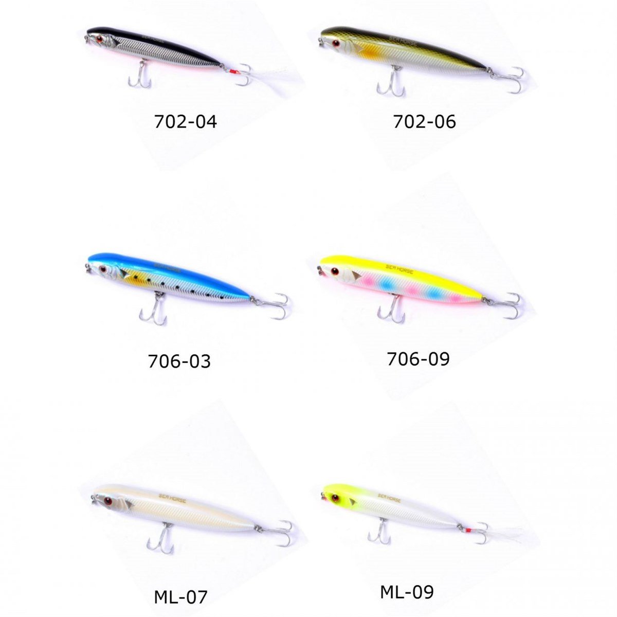 Sea Horse CY702 90 mm Sahte Balık