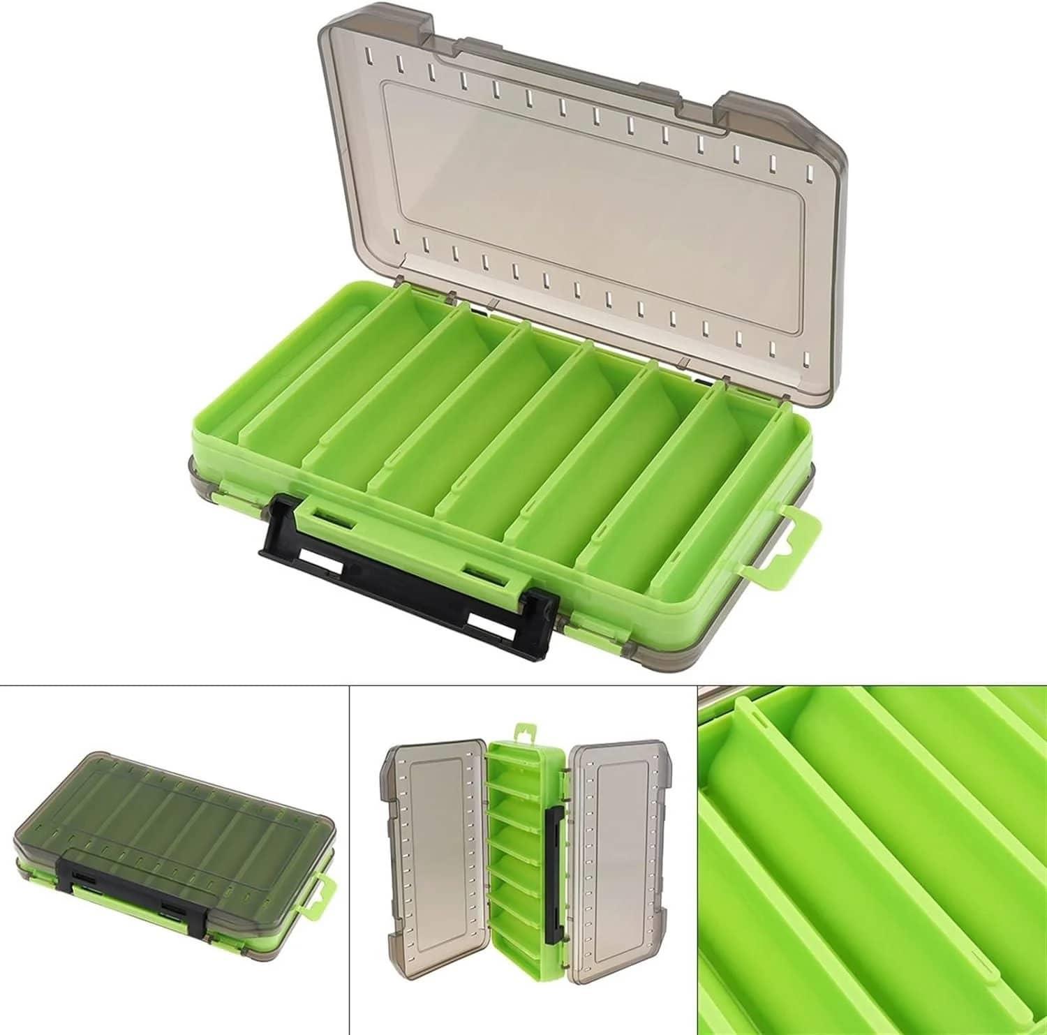 Sea Horse Lure Box Çift Taraflı Maket Kutusu Yeşil 110mm 