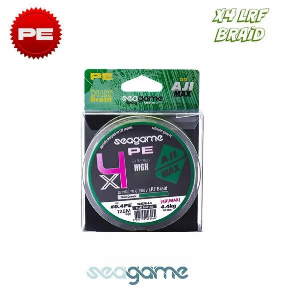 SEAGAME AJI MAX X4 PE 125M #0.4 FLUO GREEN