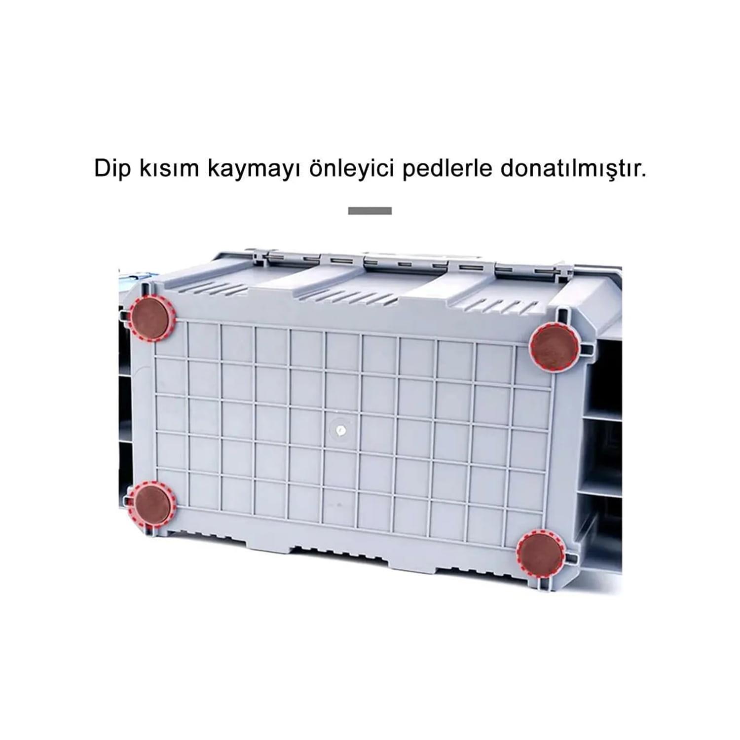 Shufa Çift Katlı Ekstra Dayanıklı Profesyonel Balıkçı Kutu Çanta 19,5L - Siyah