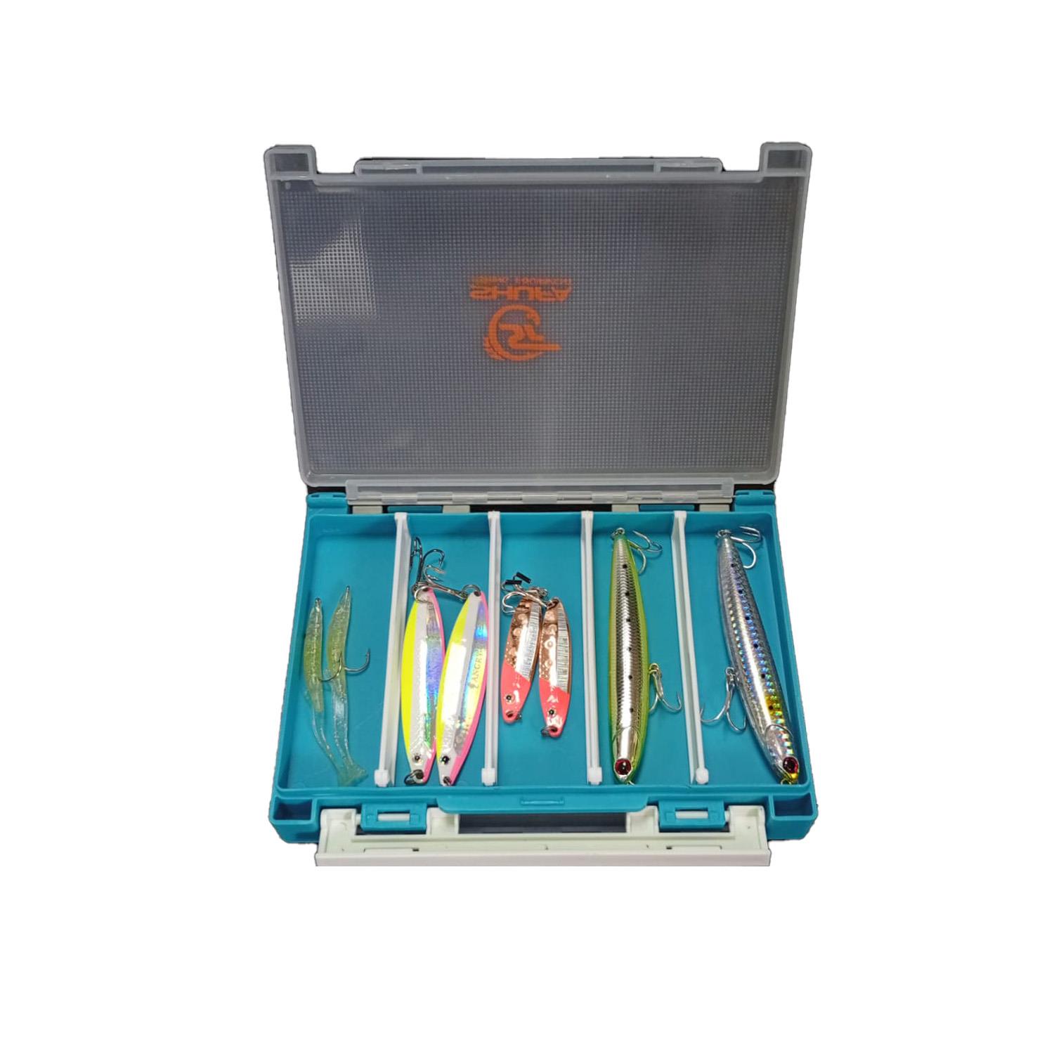 Shufa Çift Taraflı Silikon Ve Jighead Kutusu 110mm