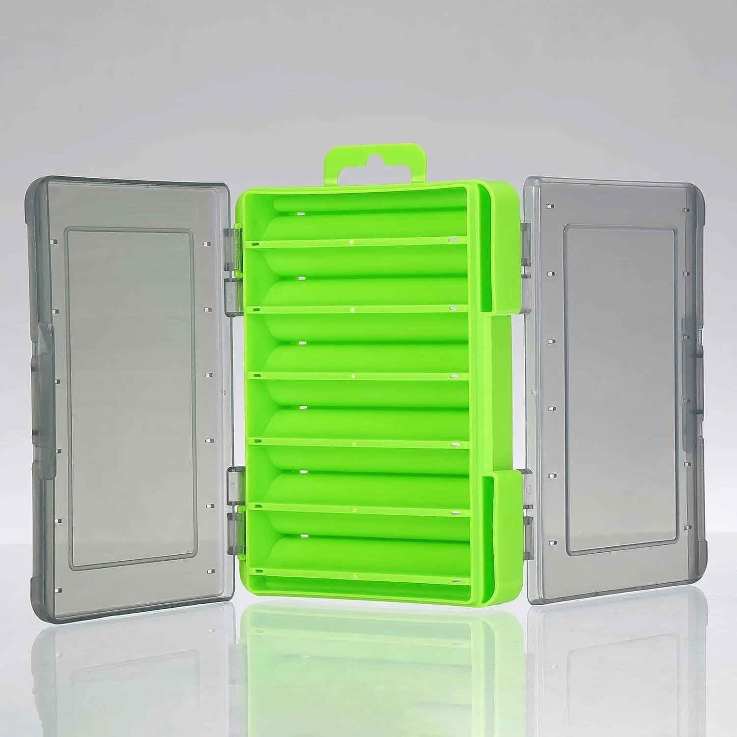 Shufa Lure Box Çift Taraflı LRF Yem Kutusu 85mm - Yeşil