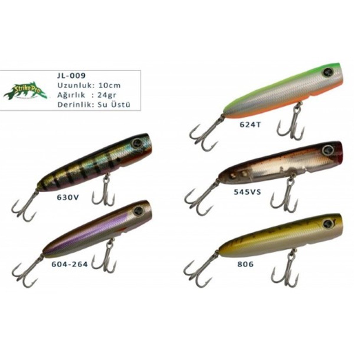 Strike Pro JL-009 Popper Lrf-Spin Suni Yem