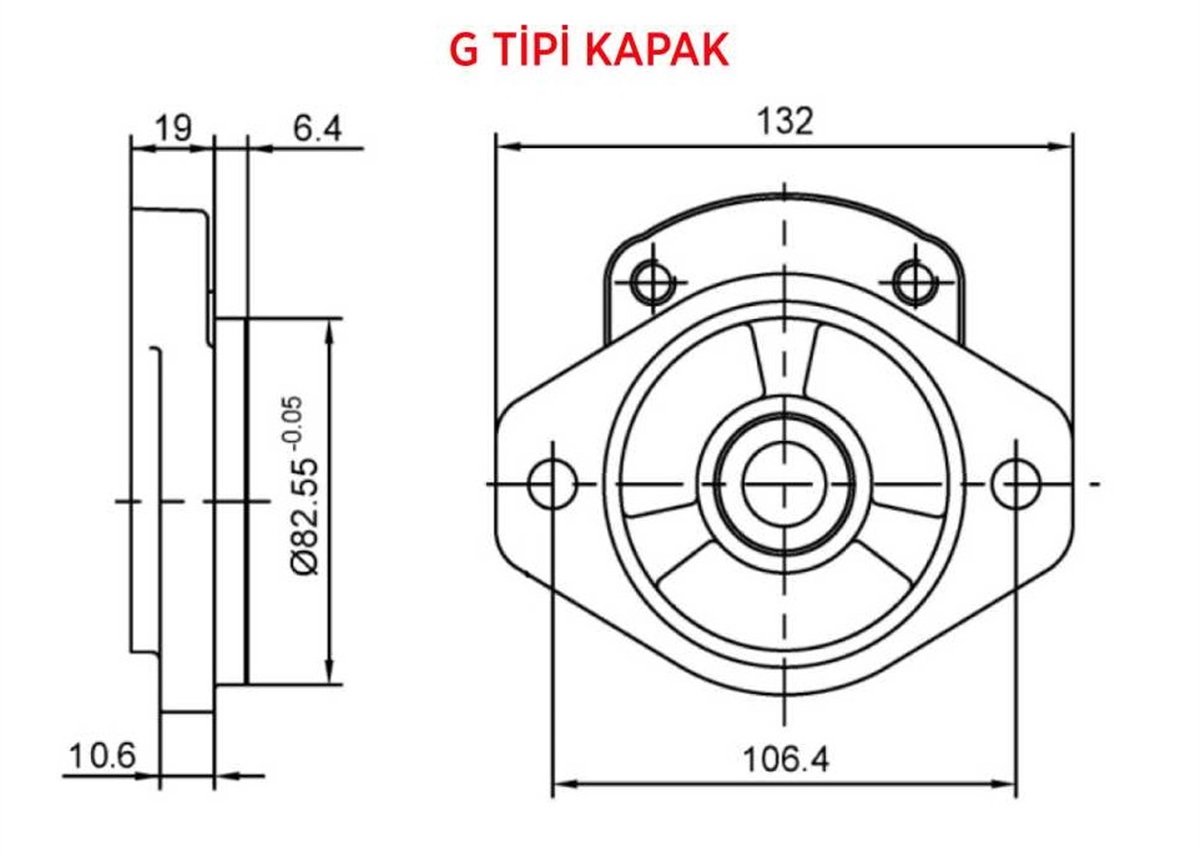 Alüminyum Gövde Dişli Pompa (1PN.095.AGS3)