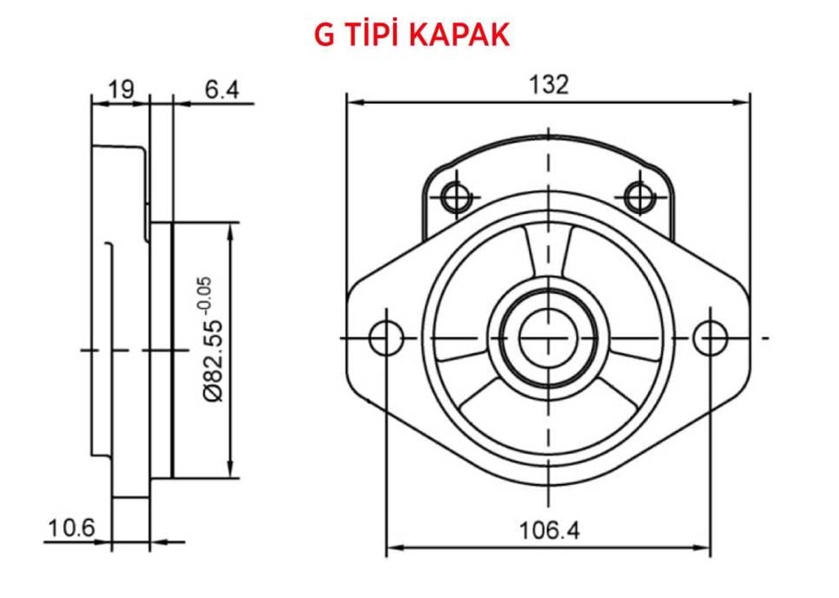 Alüminyum Gövde Dişli Pompa (1PN.119.CGS3)