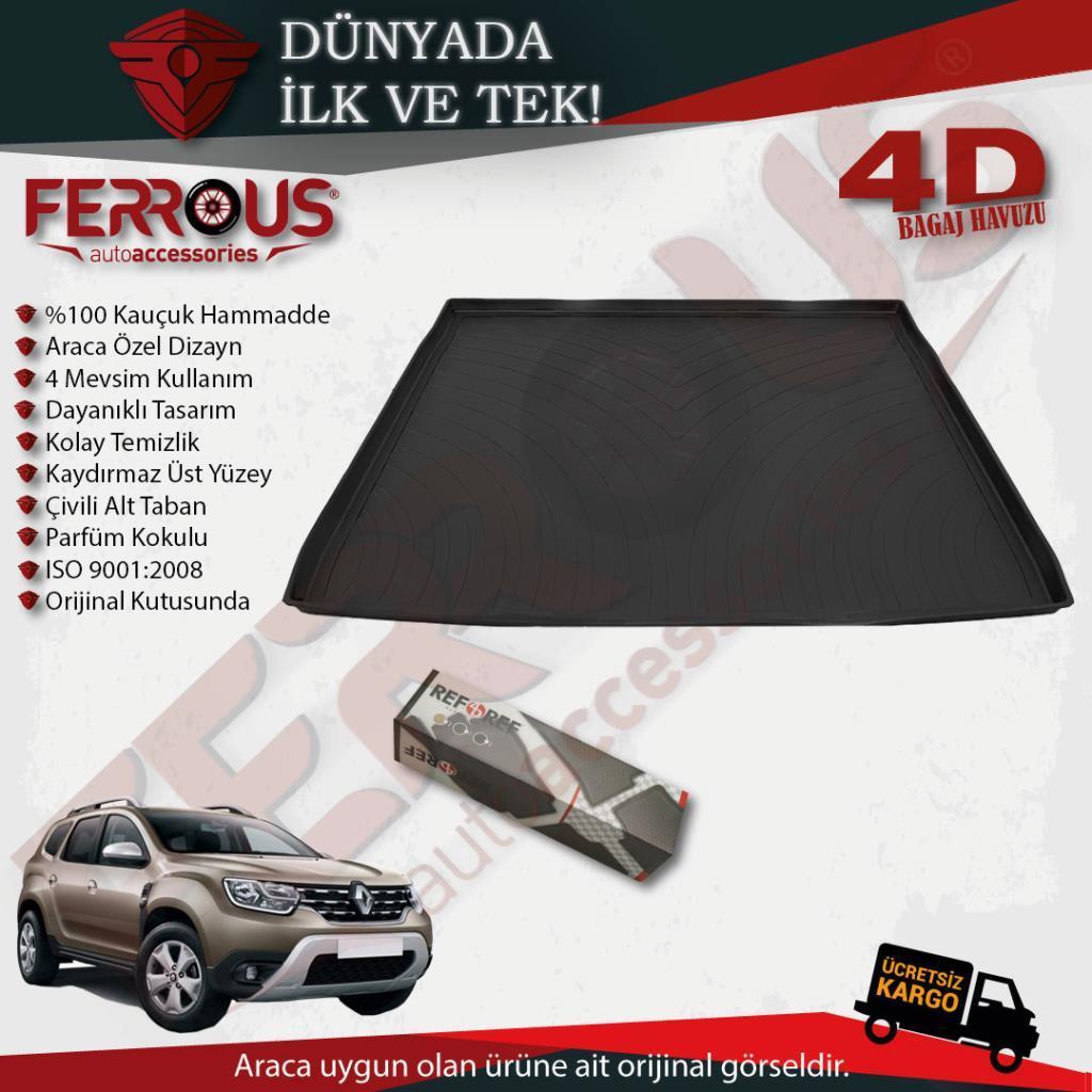 Dacia Duster 4x4 Refref 4D Paspas Siyah ve Refref 4D Bagaj Havuzu 2010 2017