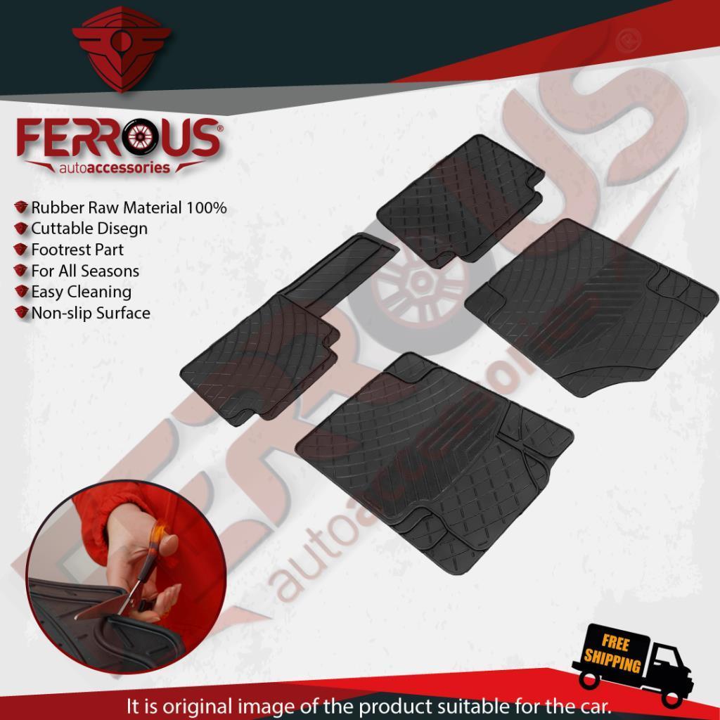 Ferrous Her Araca Uyumlu Üniversal Kesimli Kauçuk Paspas Siyah