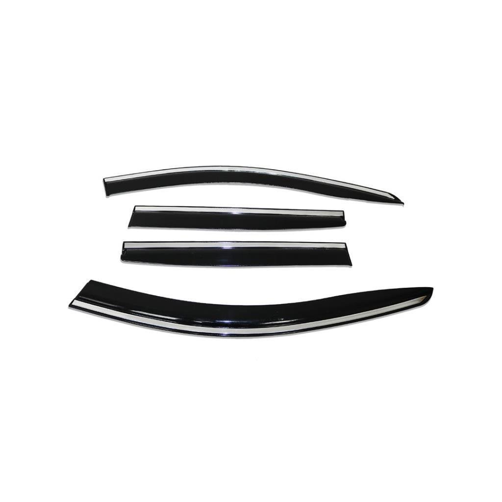 Ford Courier Ferrous Kromlu Cam Rüzgarlığı 4 Parça 2014 2018