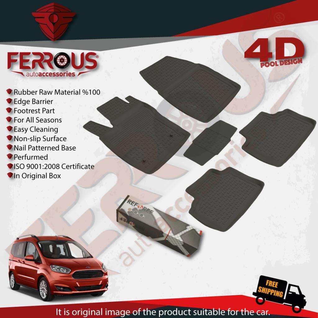 Ford Courier Refref 4D Paspas Siyah ve Refref 4D Bagaj Havuzu 2014 2023