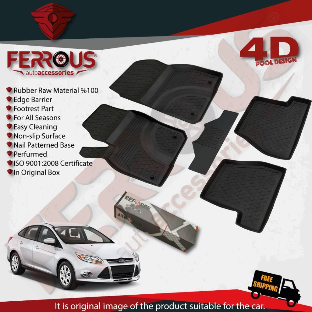 Ford Focus 3 HB Refref 4D Paspas Siyah ve İ.S. Bagaj Havuzu 2011 2014