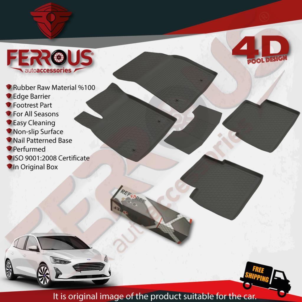 Ford Focus 5 Sedan Refref 4D Paspas Siyah ve İnce Stepne Bagaj 2019 Üstü