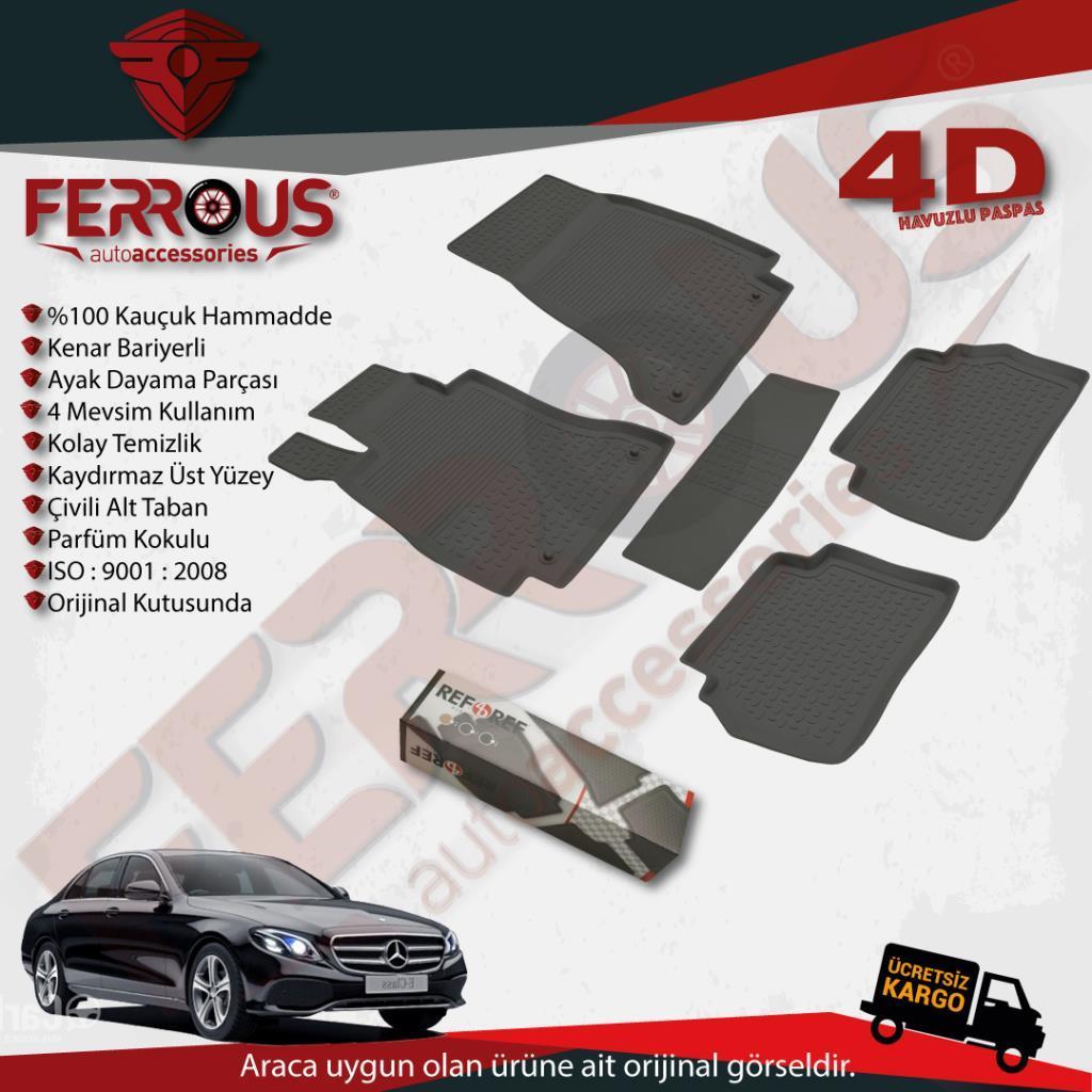 Mercedes E W212 Refref 4D Paspas Siyah ve Plastik Setli Bagaj 2009 2015