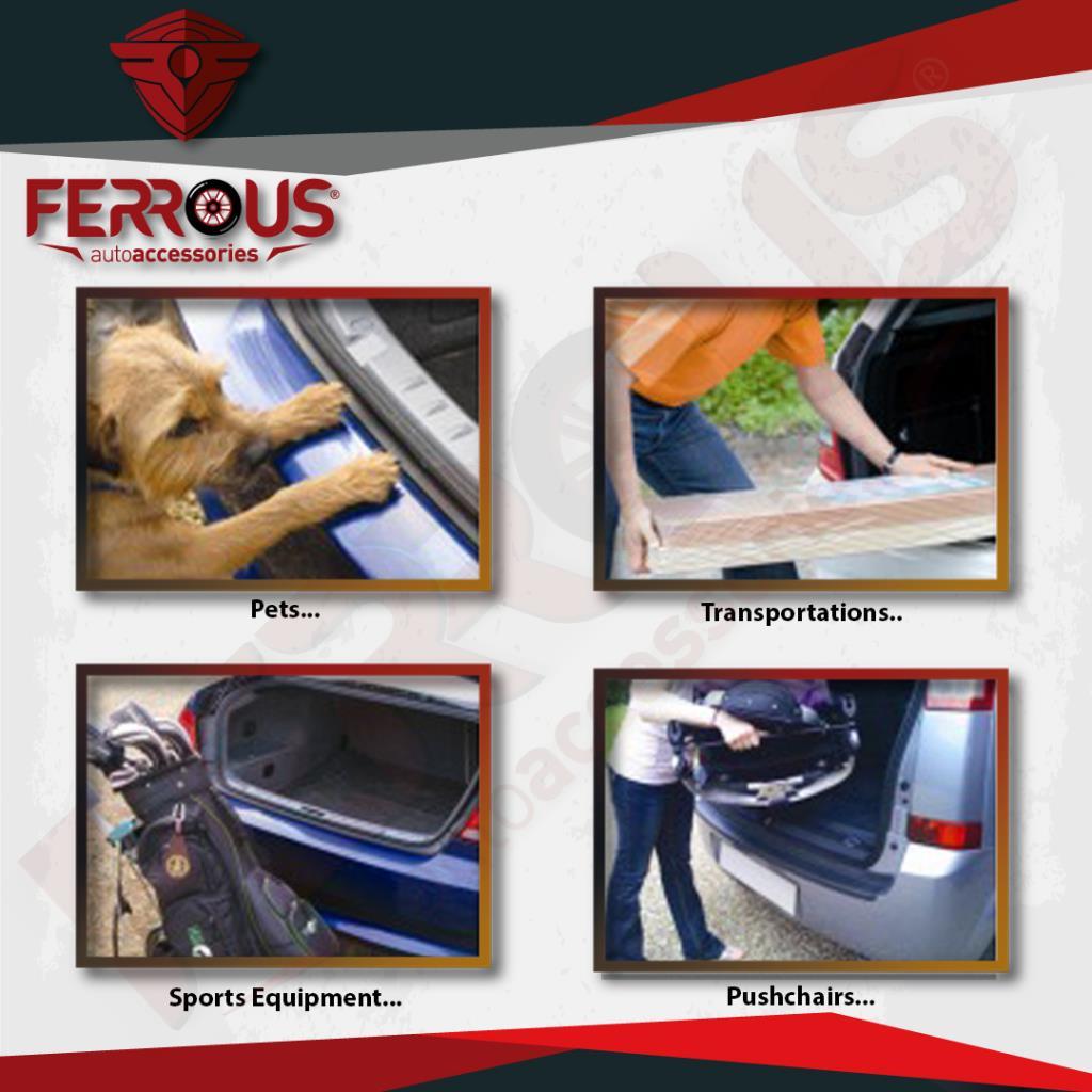 Peugeot Expert Jumpy Arka Tampon Üstü Koruyucu