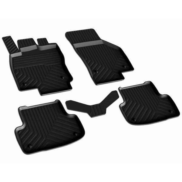 Skoda Octavia 2  Ferrous 4D Havuzlu Kauçuk Paspas 2008 2013
