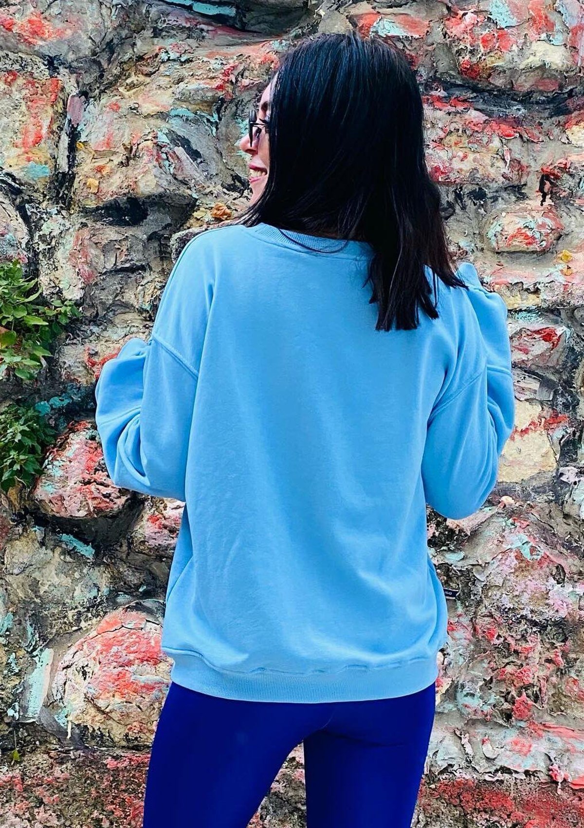 Bebe Mavisi Rahat Kalıp Sweat