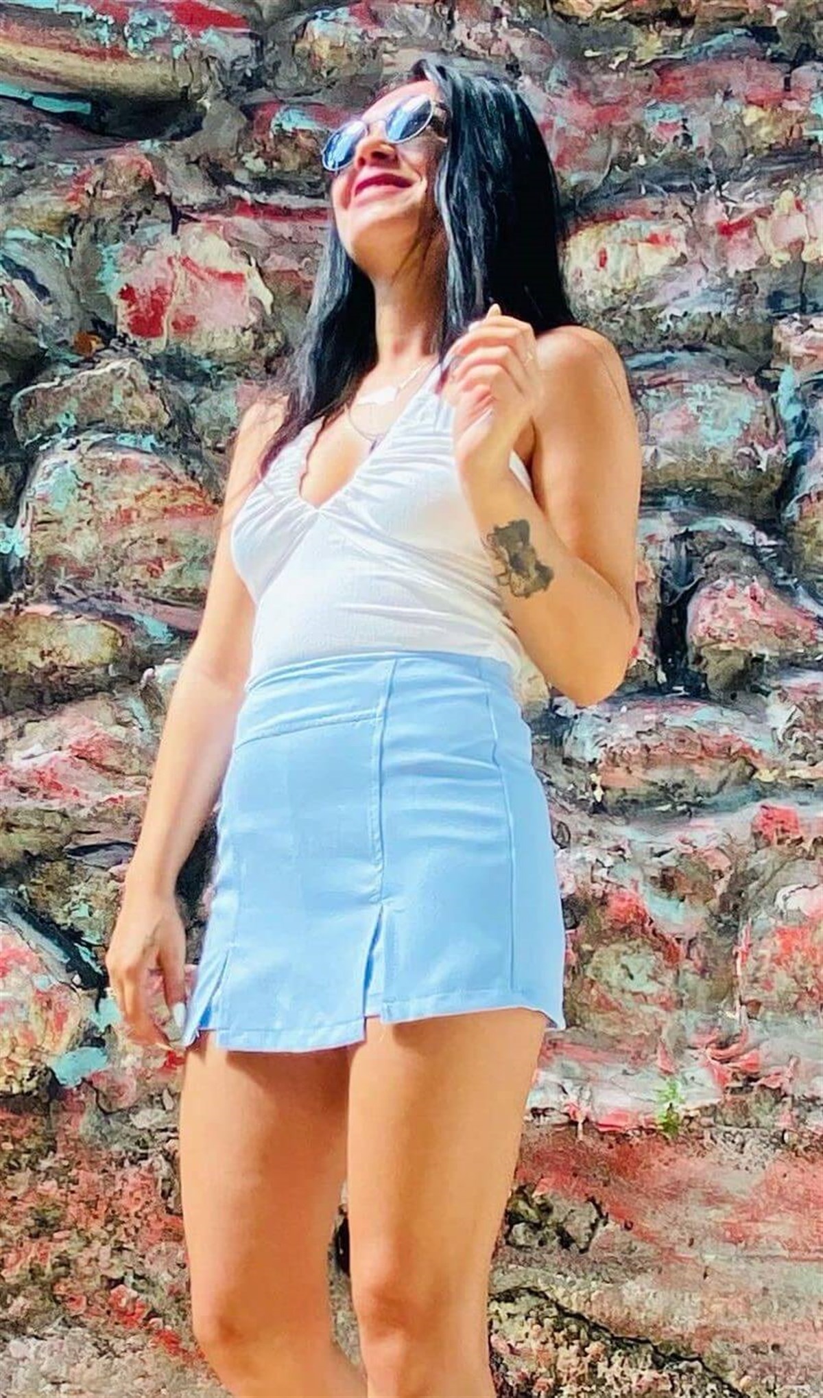 Bershka Model Bebe Mavi Şort Etek