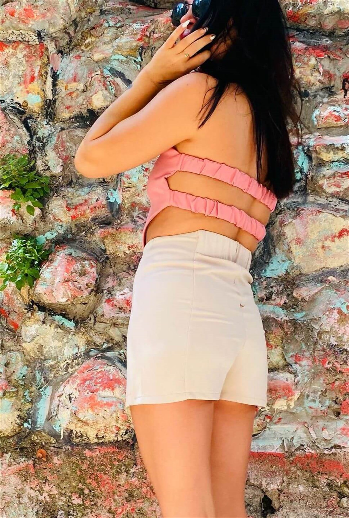 Bershka Model Bej Rengi Şort Etek
