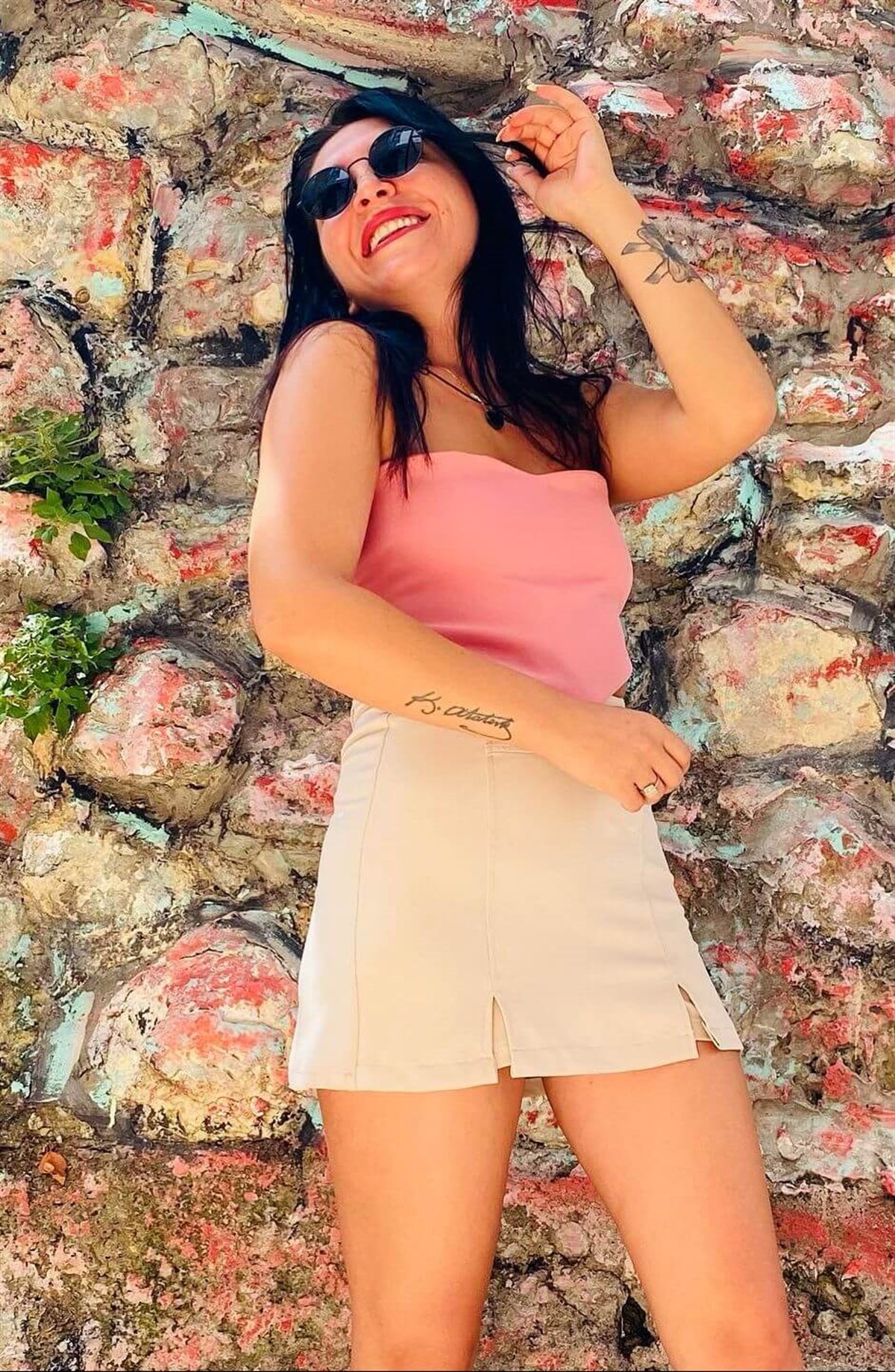Bershka Model Bej Rengi Şort Etek
