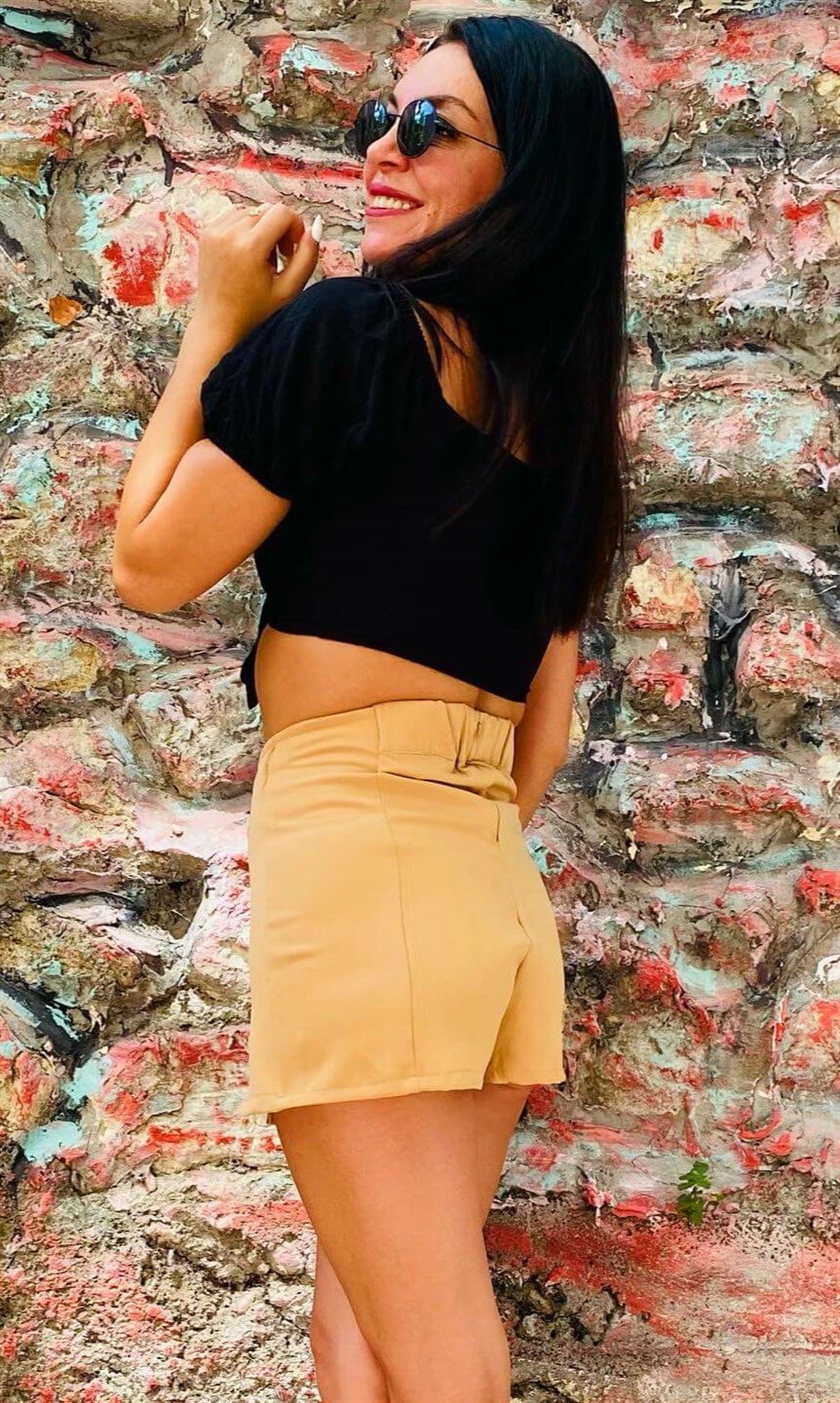 Bershka Model Camel Rengi Şort Etek