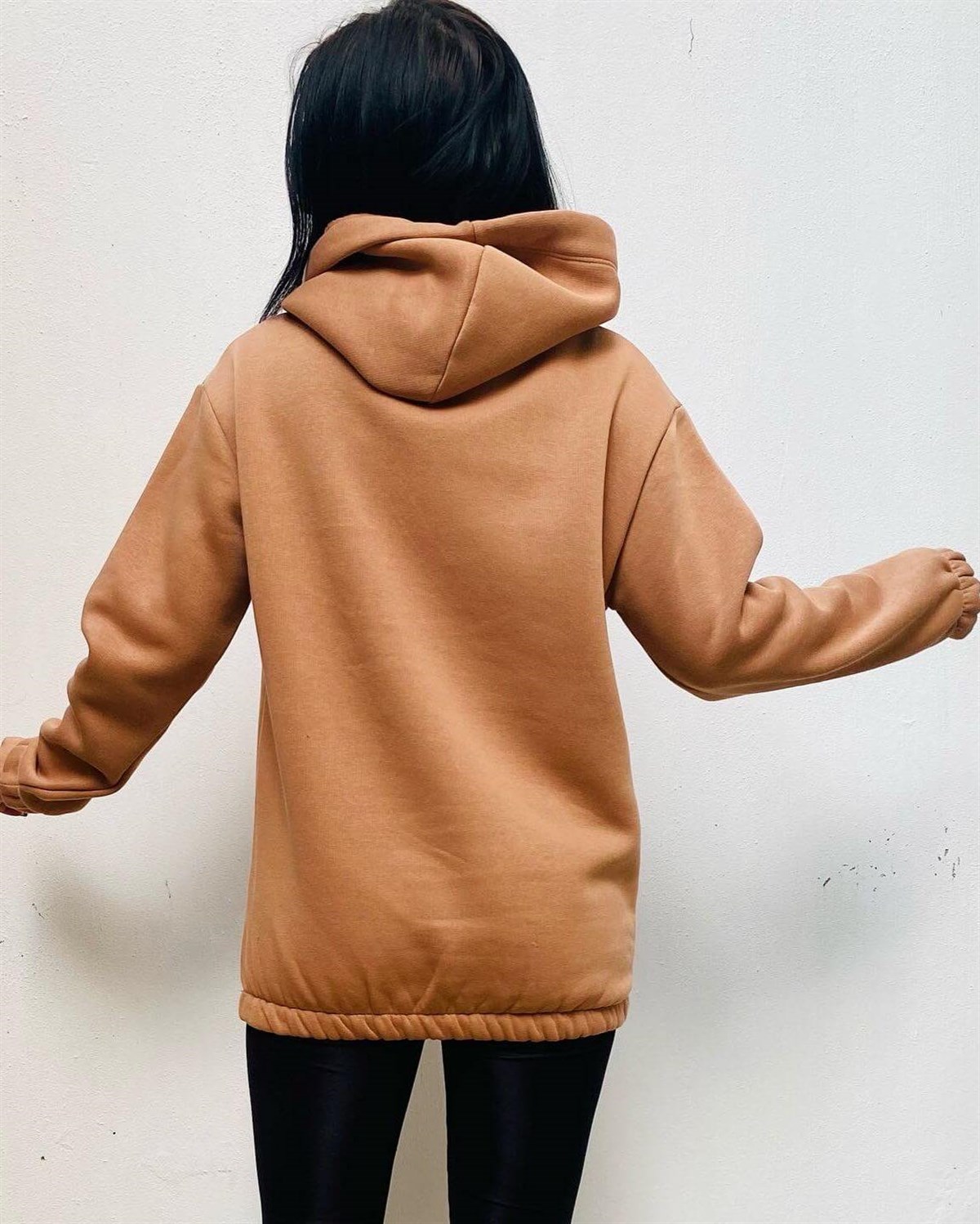 Çıkarılabilir Ayıcık Detaylı Şardonlu Polar Sweat