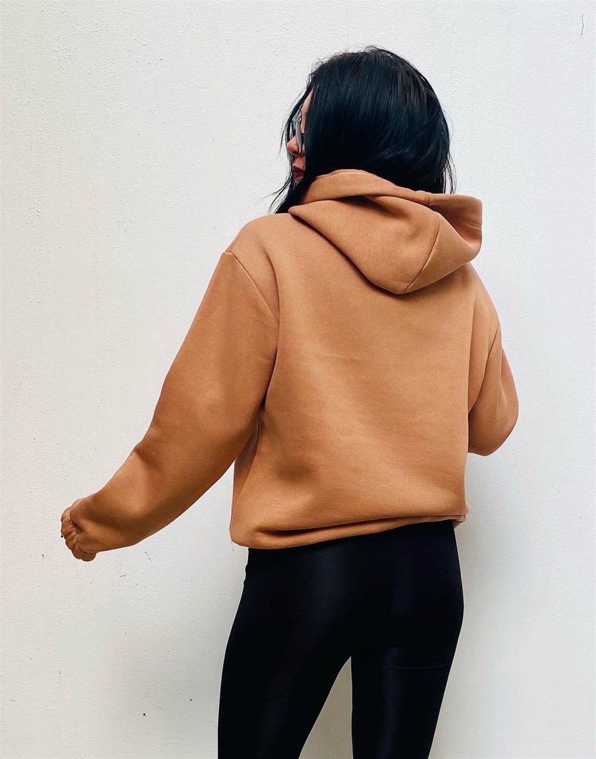 Çıkarılabilir Ayıcık Detaylı Şardonlu Polar Sweat