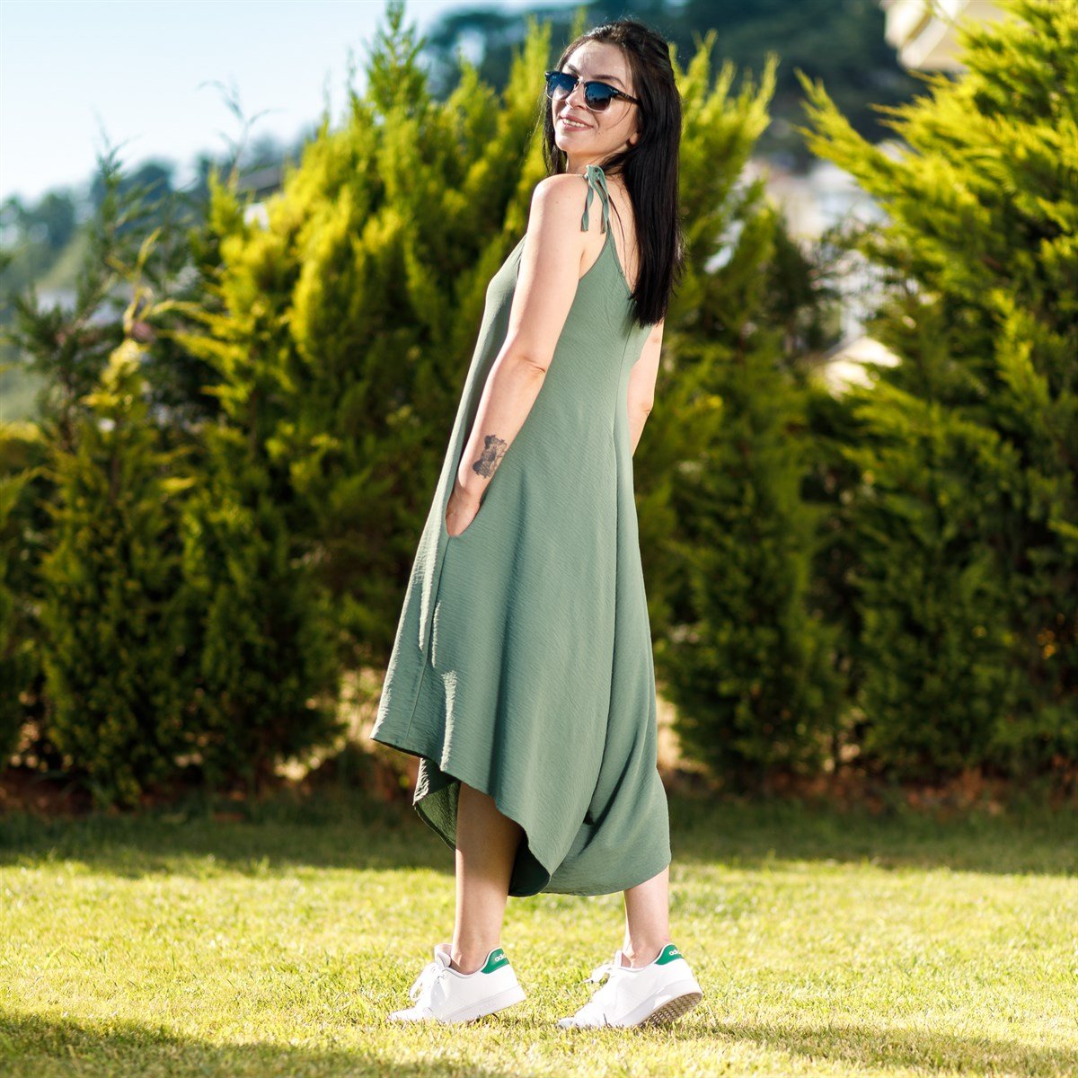 İndigo Salaş Cepli Tulum