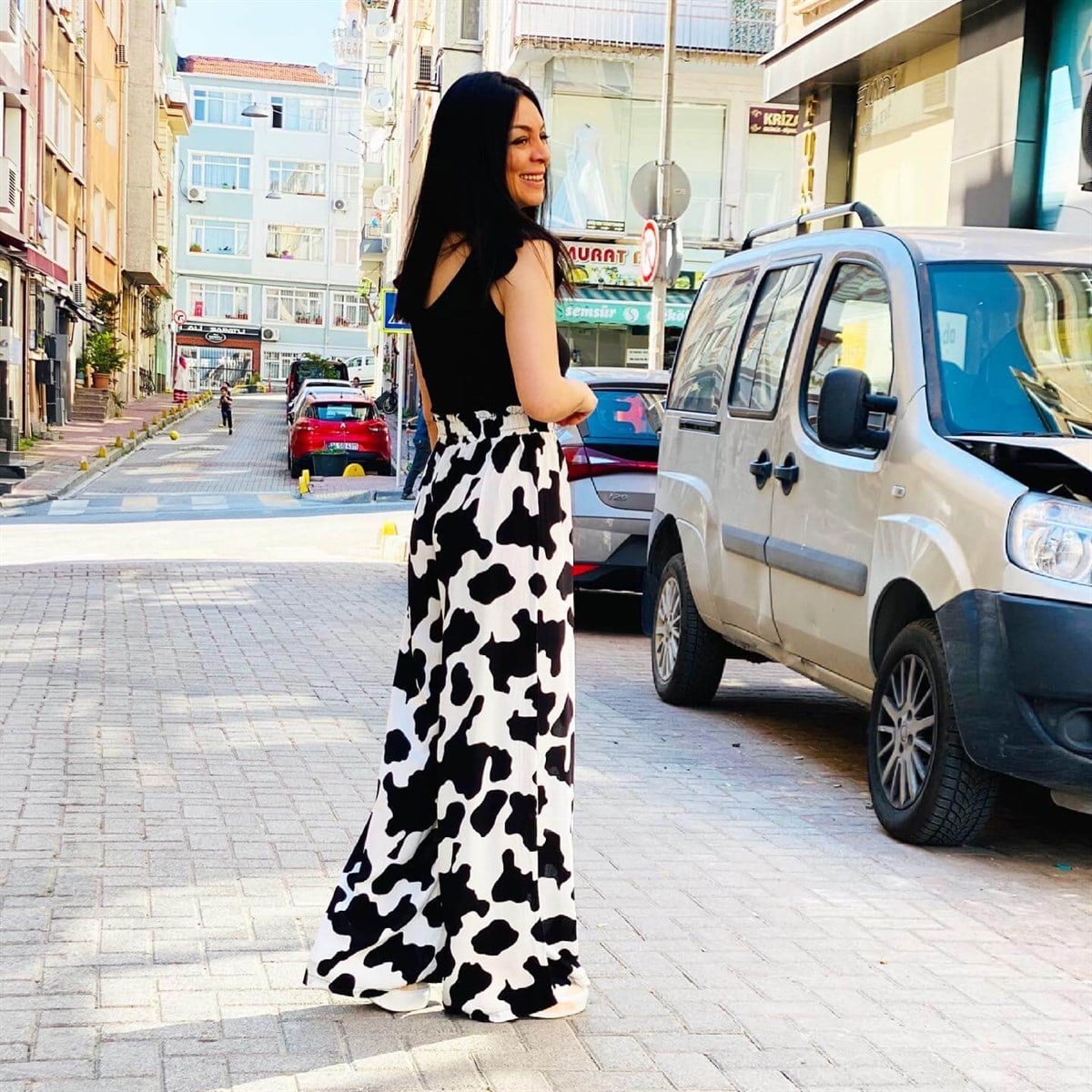 Milka Desen Rahat Kalıp %100 Viscon Zara Pantolon