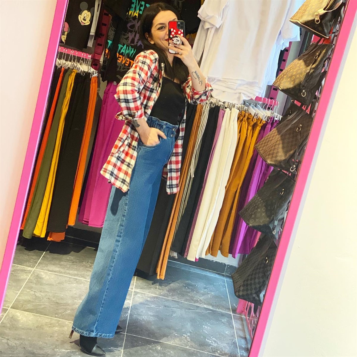 Palazzo Model Beli Lastikli Jean