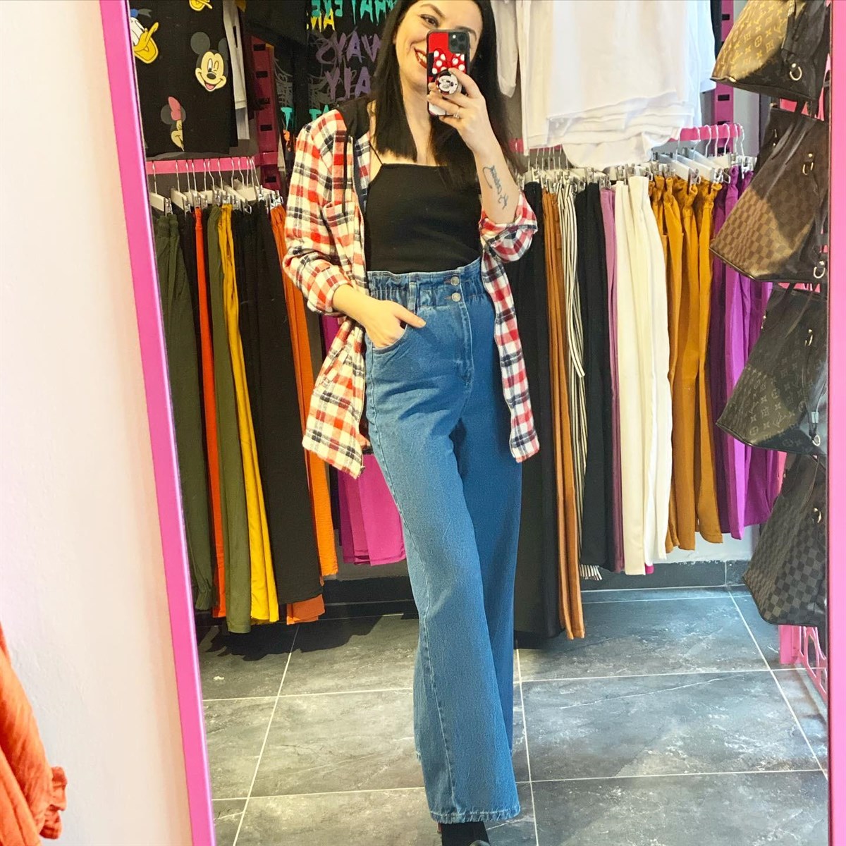 Palazzo Model Beli Lastikli Jean