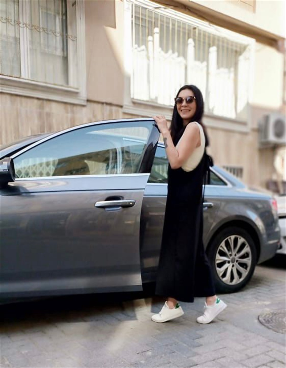 Rahat Kalıp Tasarım Yeni Sezon Cepli Siyah Tulum