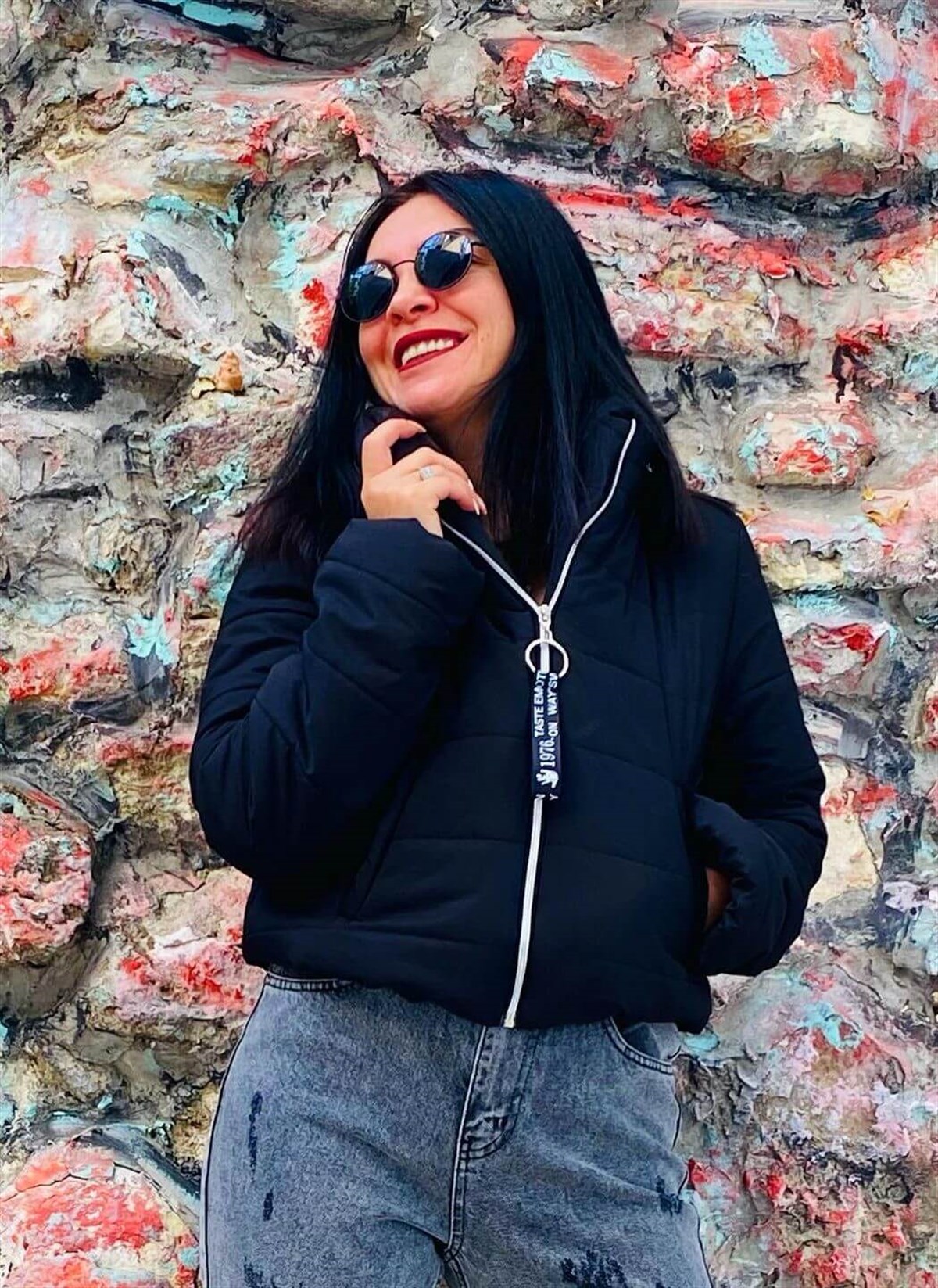 Siyah Pufidik Su Geçirmez Şişme Mont
