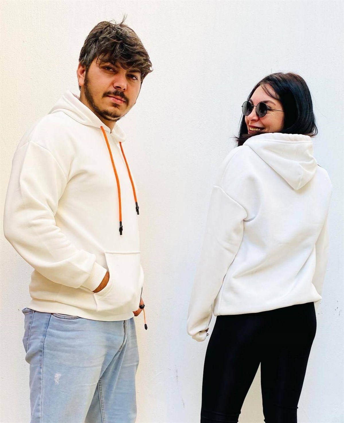 Unisex Ekru Polar Sweat
