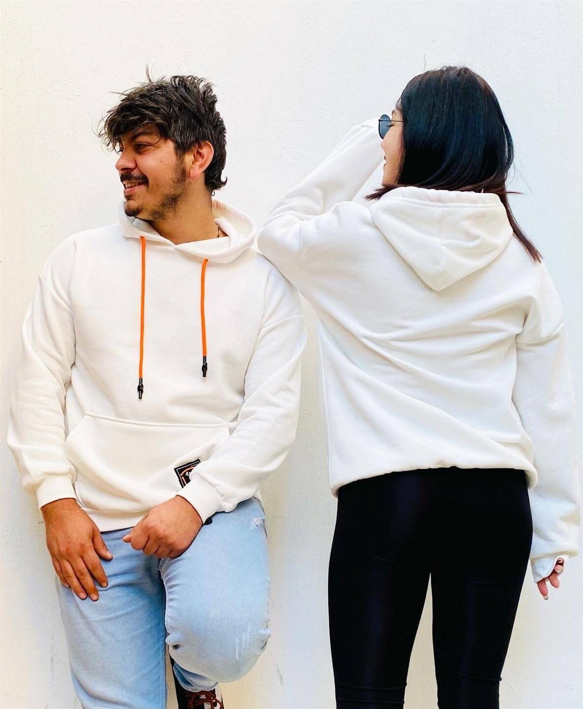 Unisex Ekru Polar Sweat