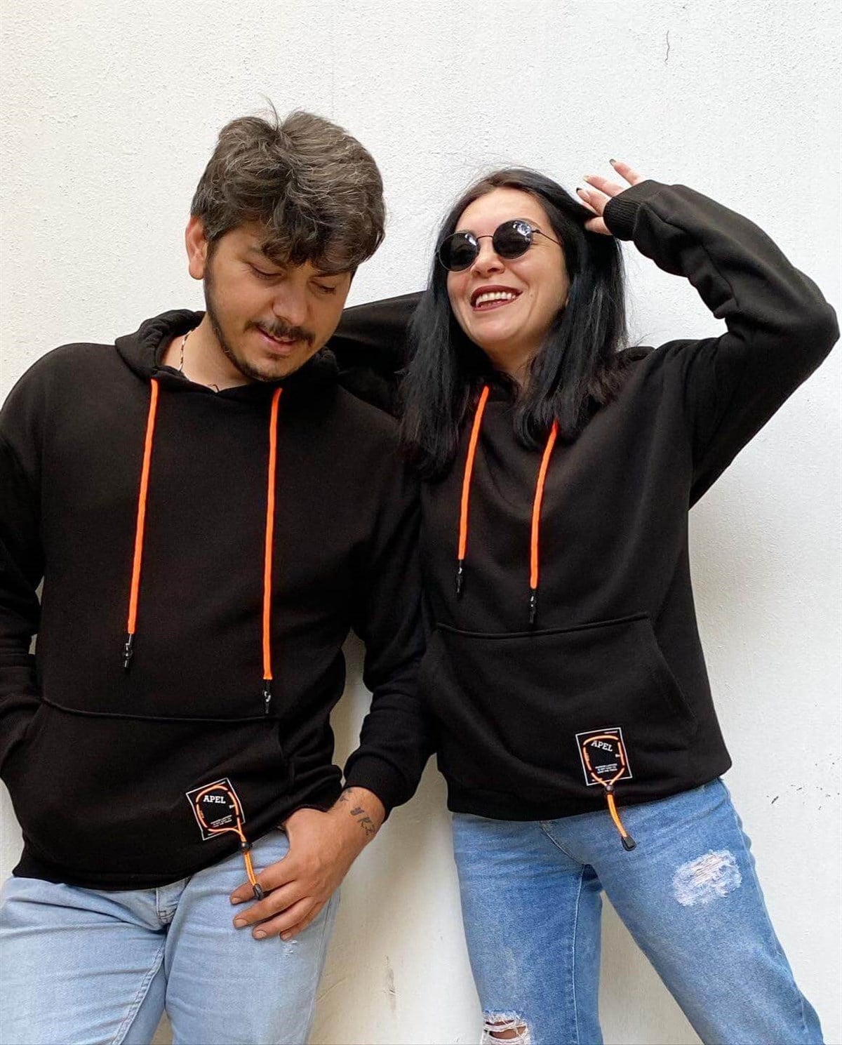Unisex Siyah Polar Sweat