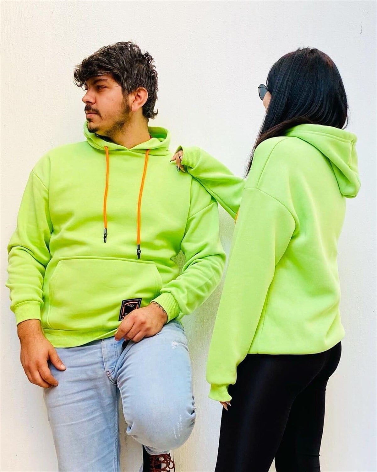 Unisex Yeşil Polar Sweat