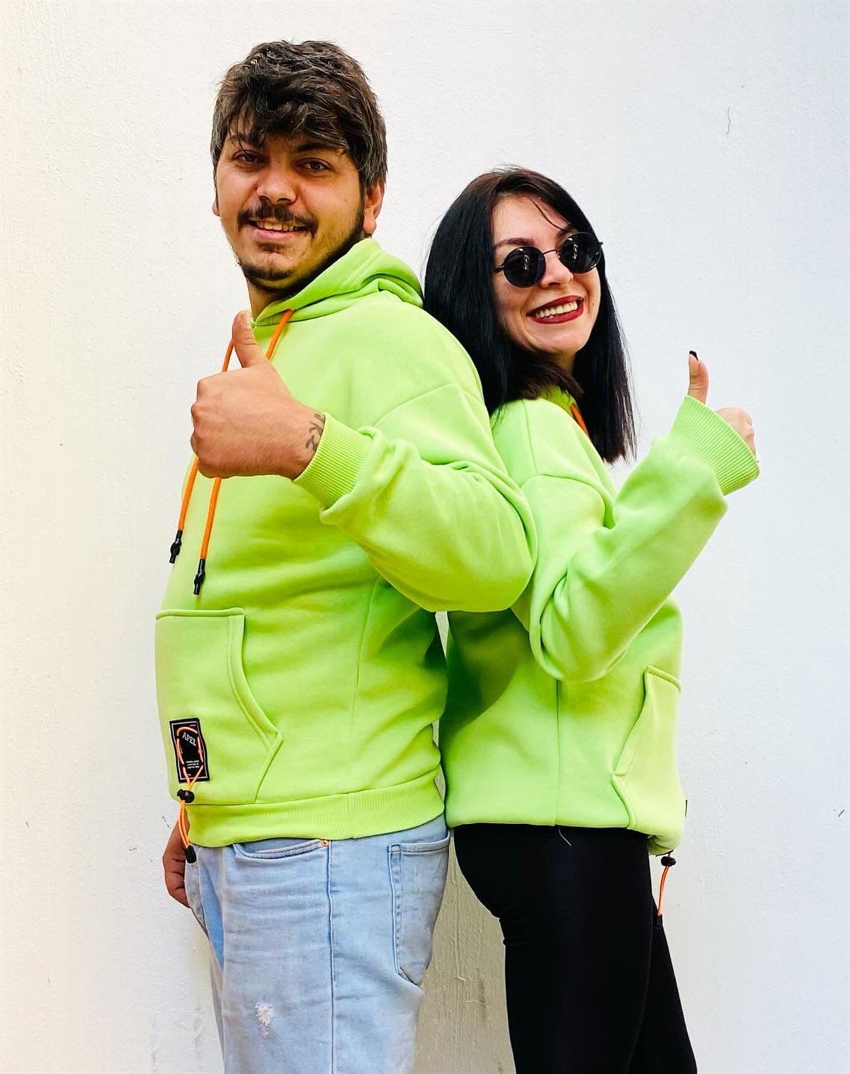 Unisex Yeşil Polar Sweat