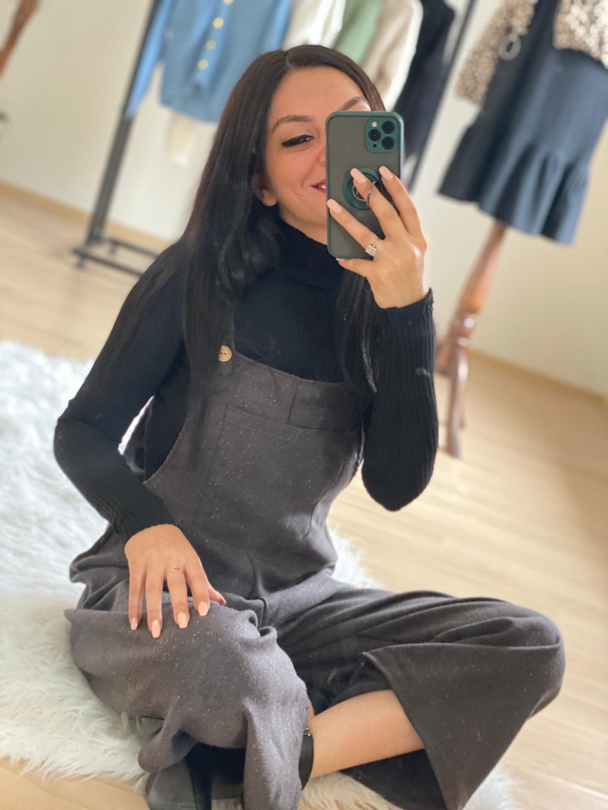 Yumuşacık Triko Bahçıvan Tulum