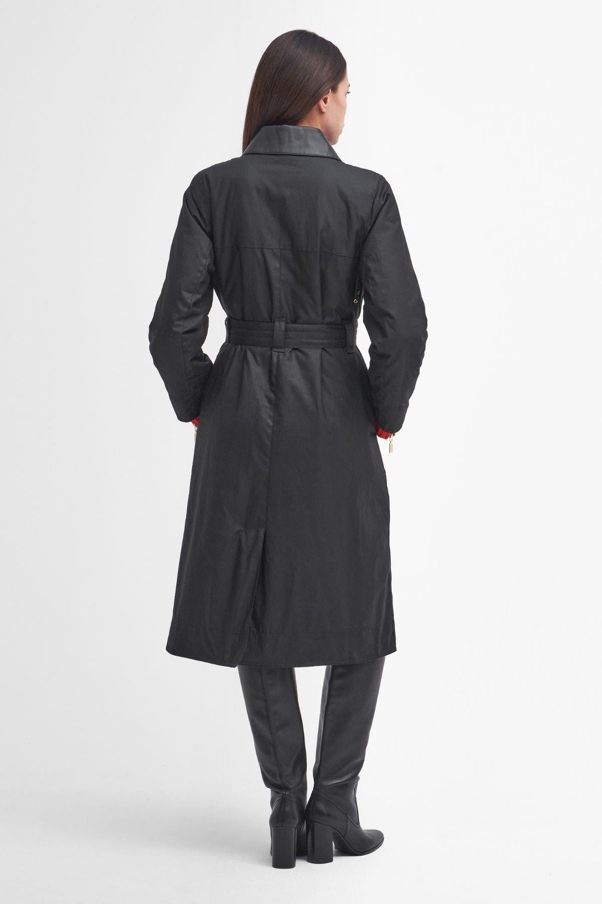 B.Intl Milla Yağlı Trençkot BK71 Black