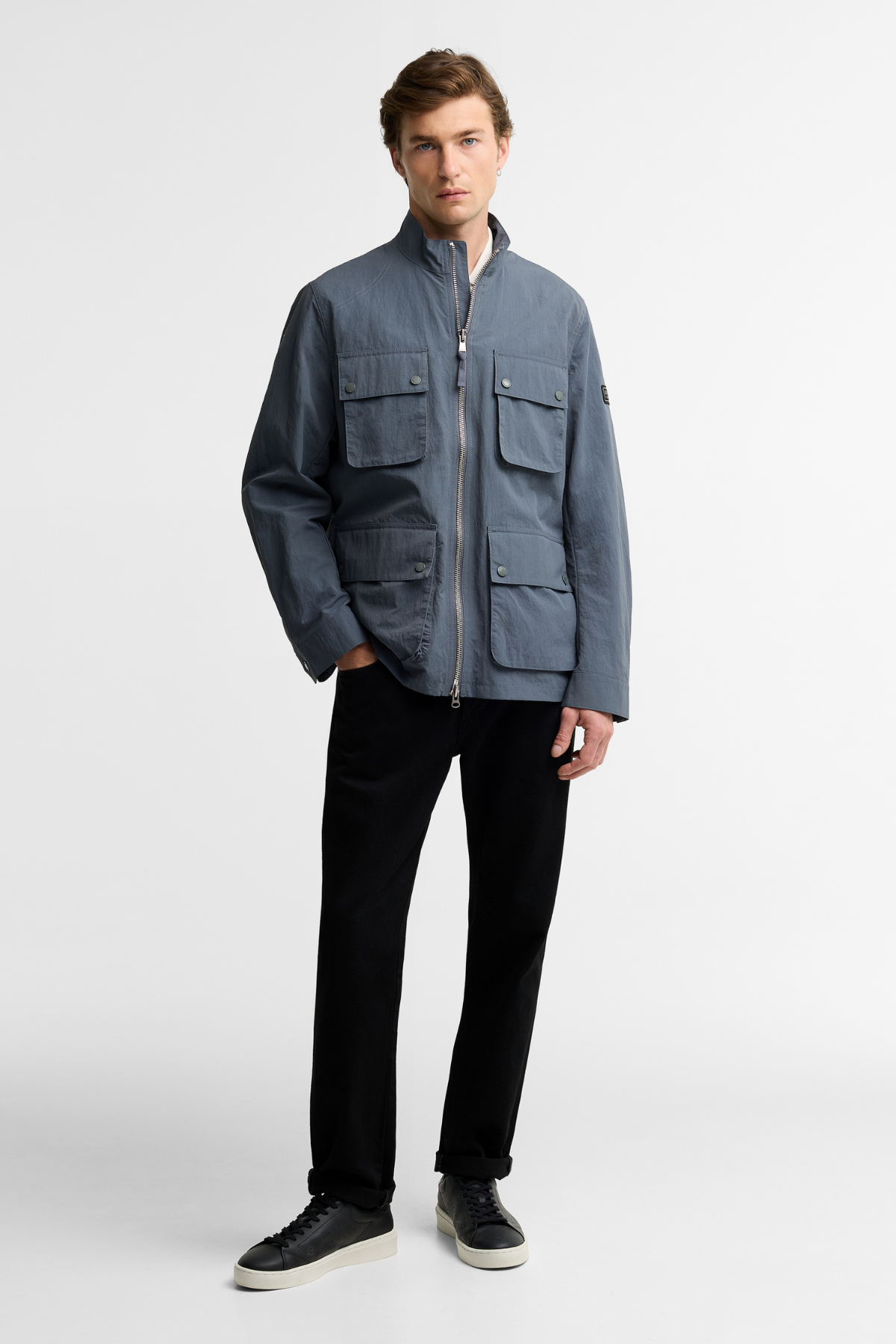 B.Intl Course Showerproof Ceket CH51 Washed Charcoal